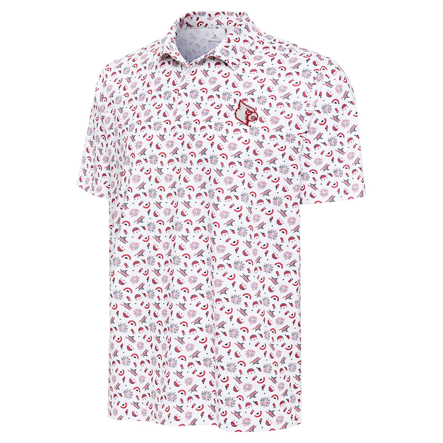 Antigua Louisville Cardinals Independence Day Polo                                                                               - view number 2