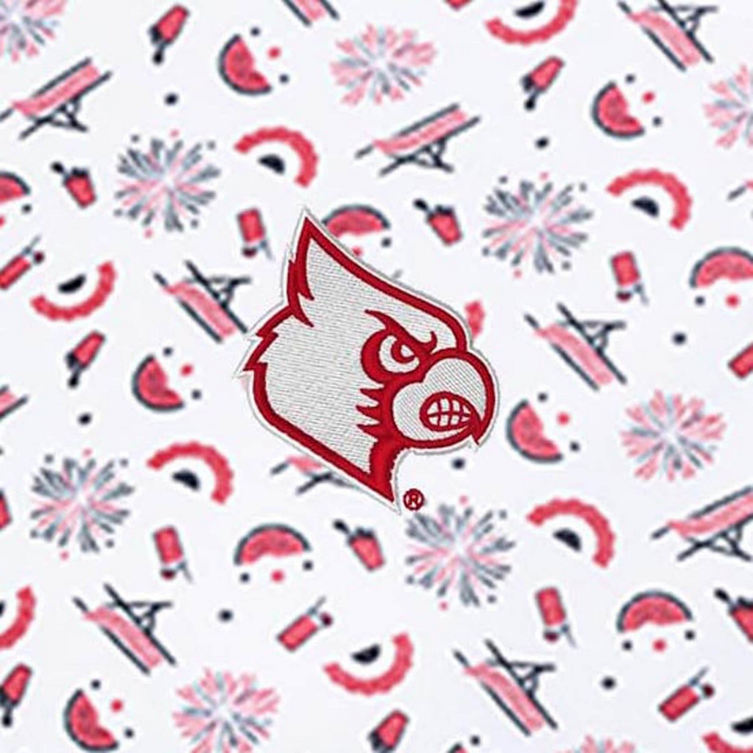 Antigua Louisville Cardinals Independence Day Polo                                                                               - view number 4