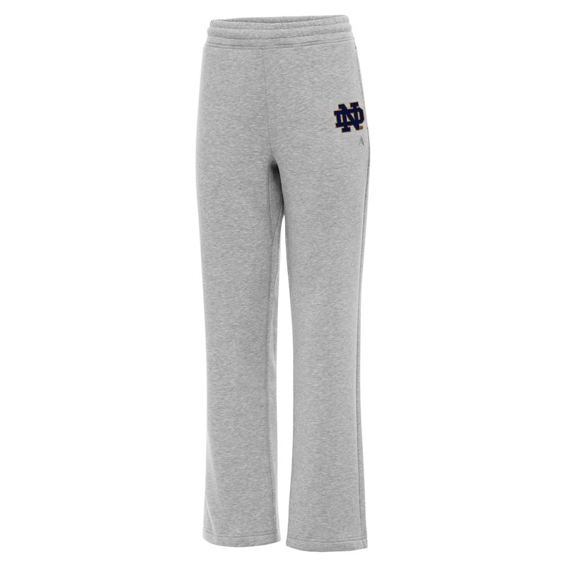 Antigua Notre Dame Fighting Irish Victory Sweatpants Heather Gray, Small - NCAA Women's at Academy Sports