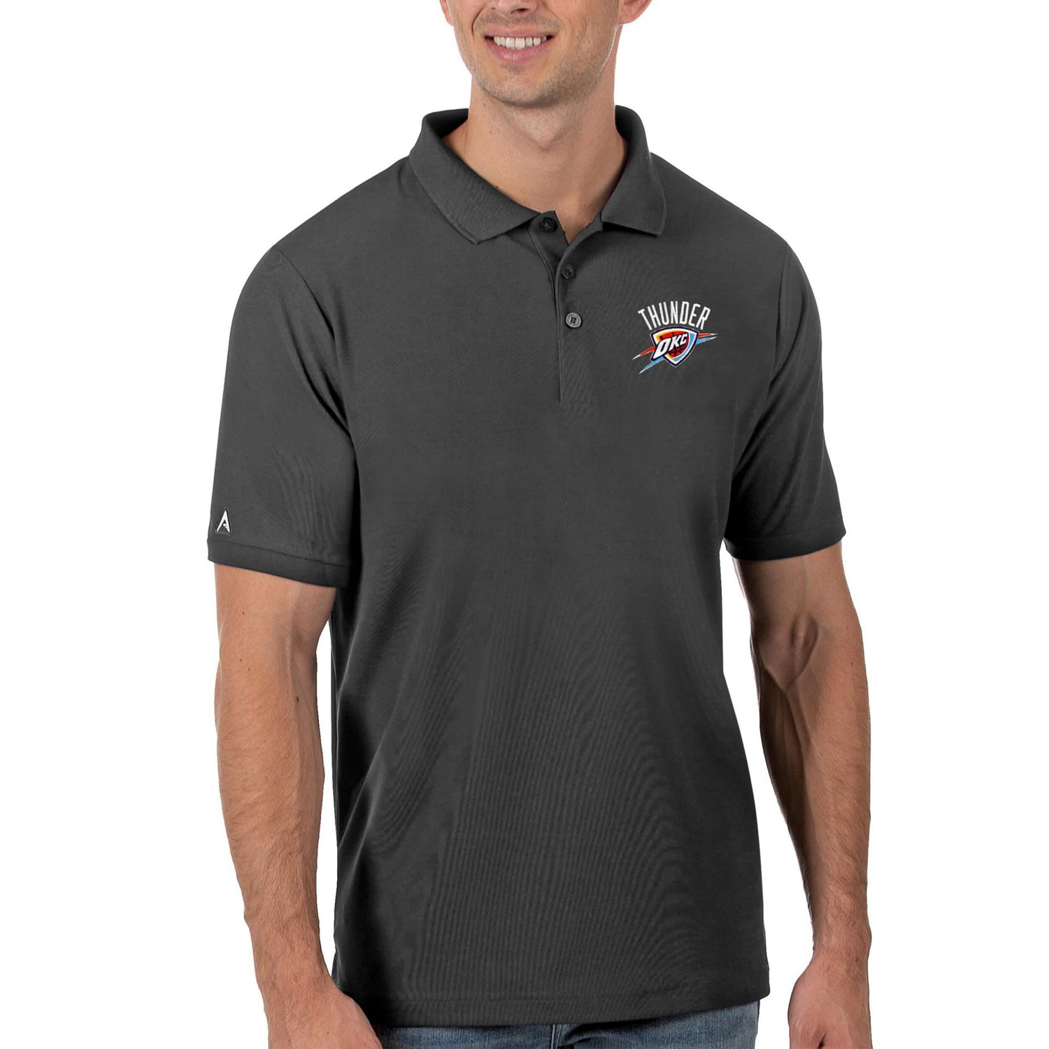 Antigua Oklahoma City Thunder Legacy Pique Polo - view number 1