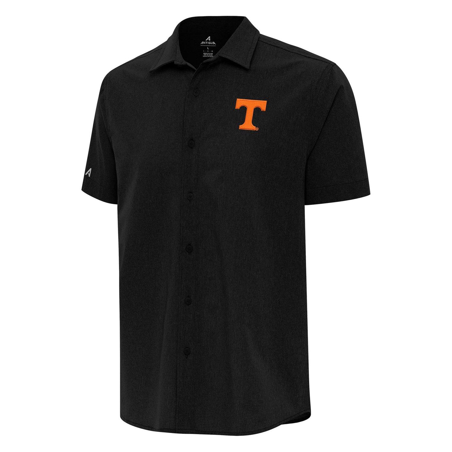Antigua Tennessee Volunteers Activate Woven Short Sleeve Button-Down Shirt                                                       - view number 1