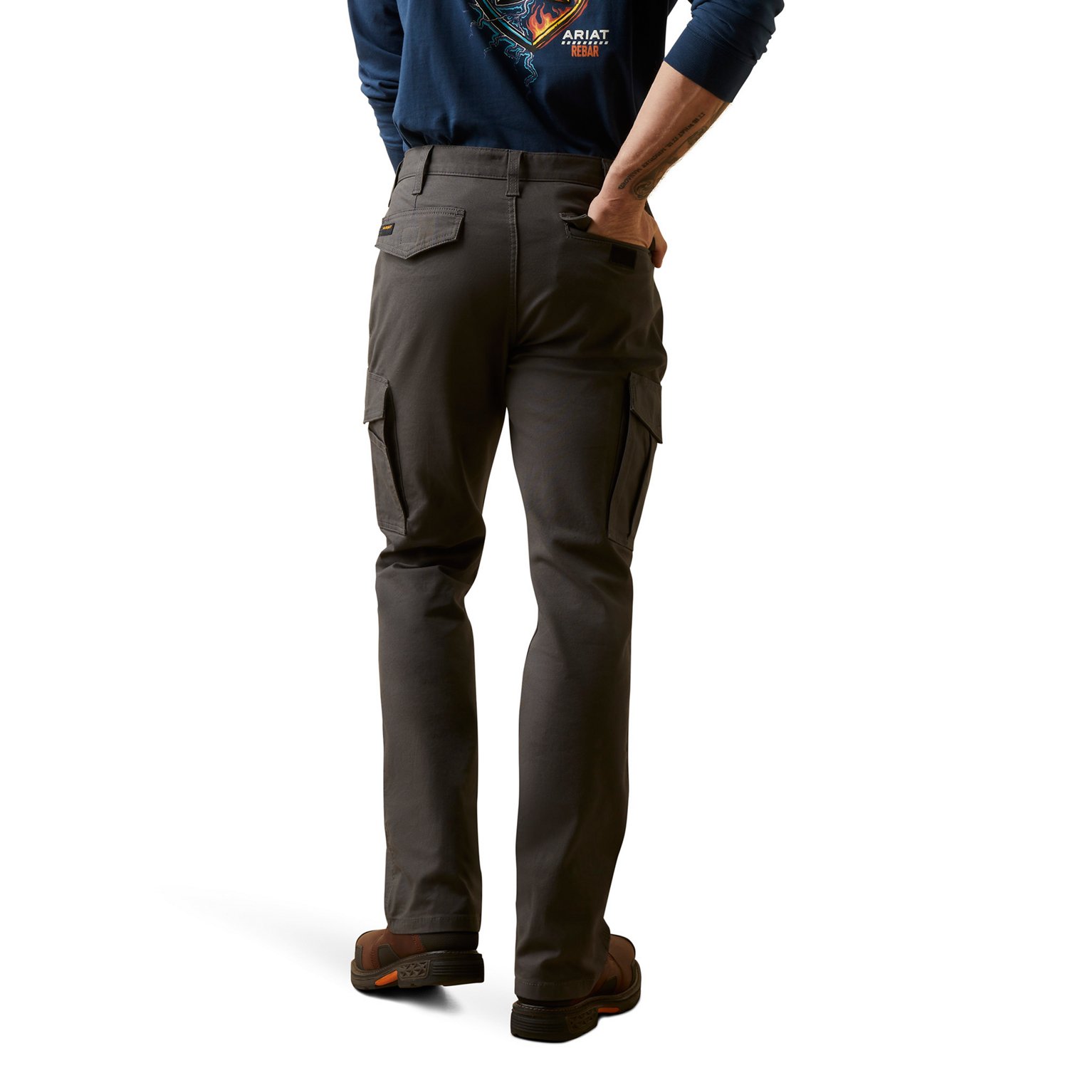 Ariat Men's Rebar M4 Relaxed Made Tough Cargo Straight Pants                                                                     - view number 2