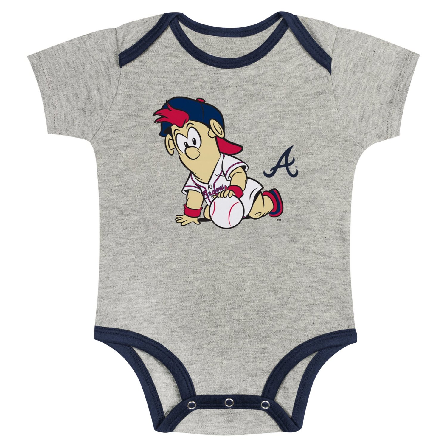 Atlanta Braves Play Ball 2-Pack Bodysuit Set - view number 2