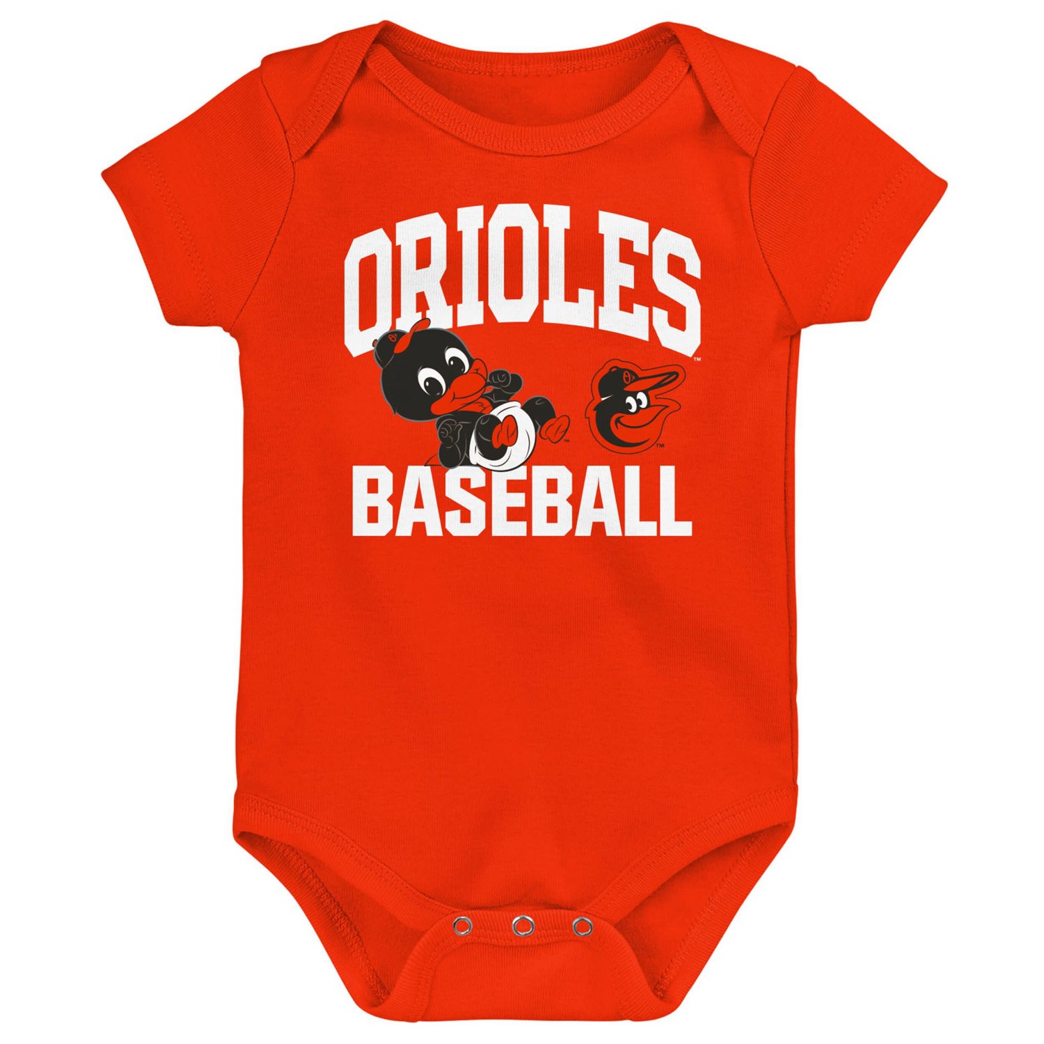 Baltimore Orioles Batter Up 3-Pack Bodysuit Set - view number 2