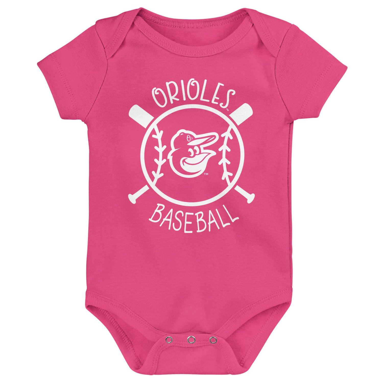 Baltimore Orioles Slide Home Three-Pack Bodysuit Set - view number 4