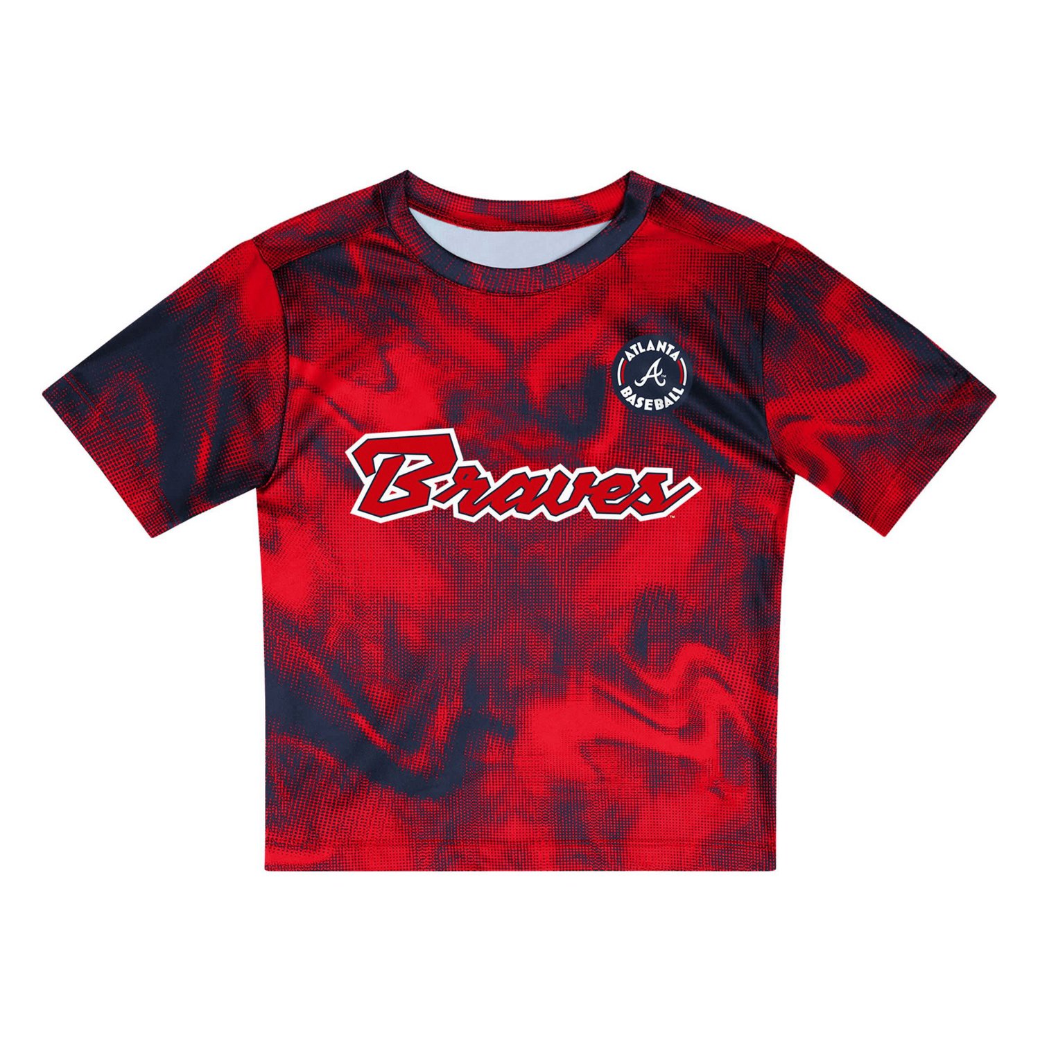 Black Atlanta Braves Pinch Hitter Infielder T-Shirt  Shorts Set - view number 2