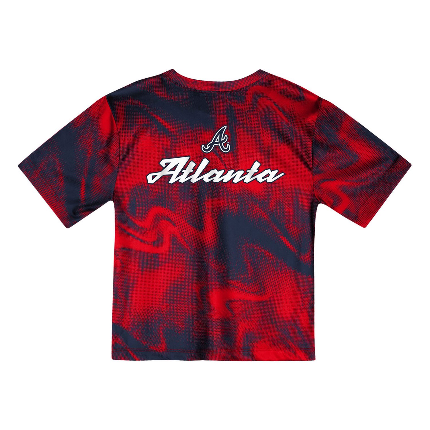 Black Atlanta Braves Pinch Hitter Infielder T-Shirt  Shorts Set - view number 3