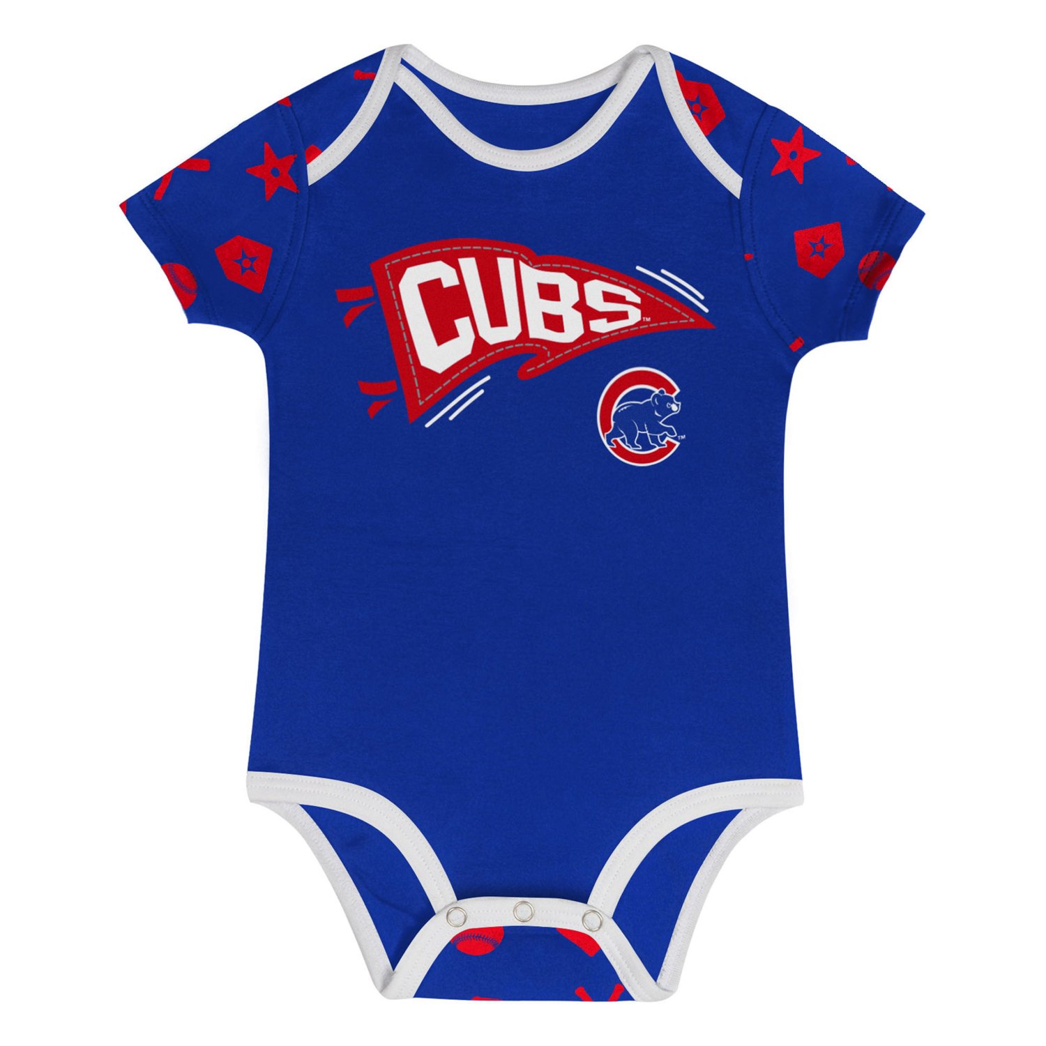 Chicago Cubs On Deck 2-Piece Diaper Cover Set - view number 2