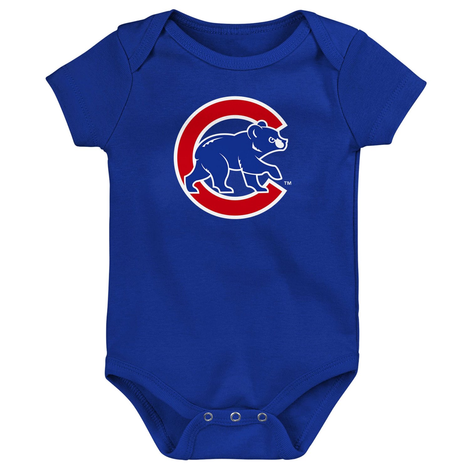 Chicago Cubs Slide Home Three-Pack Bodysuit Set - view number 2