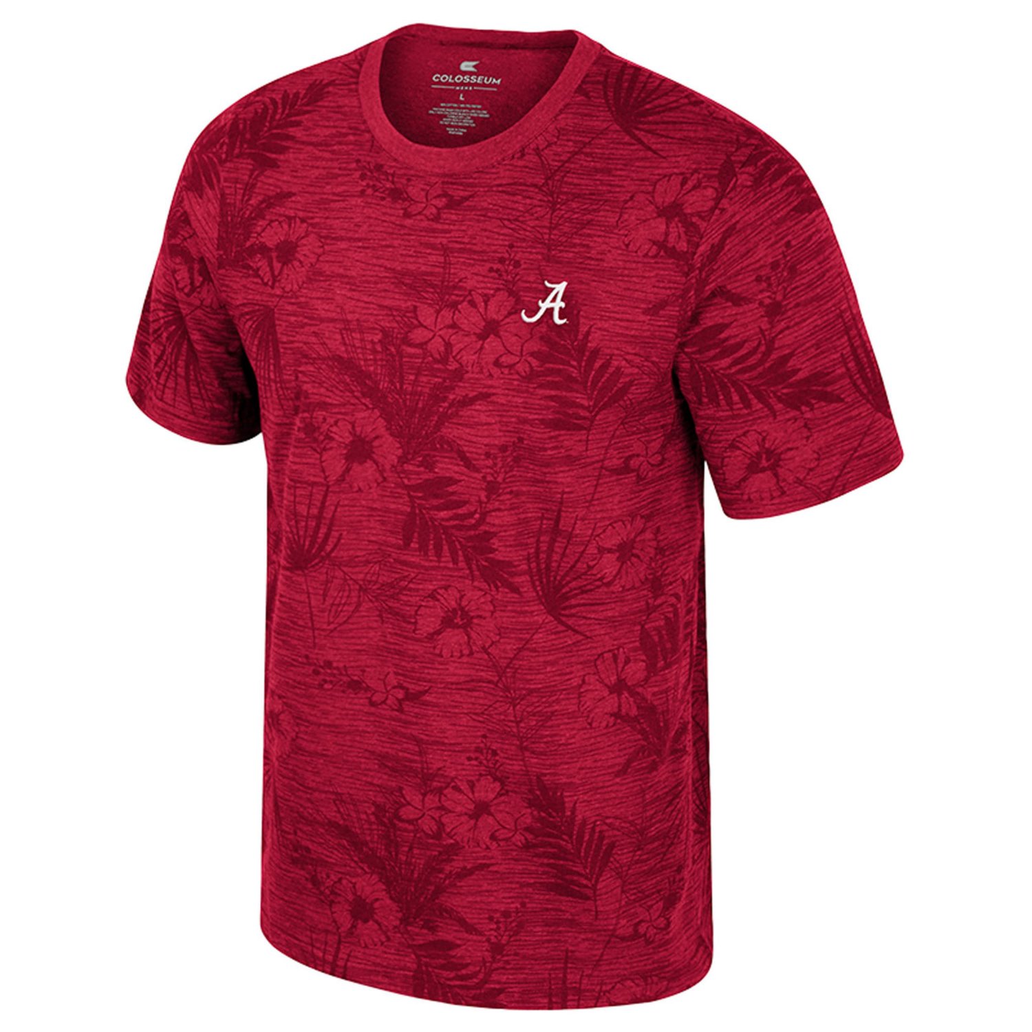 Colosseum Alabama Tide Floral Printed T-Shirt - view number 2