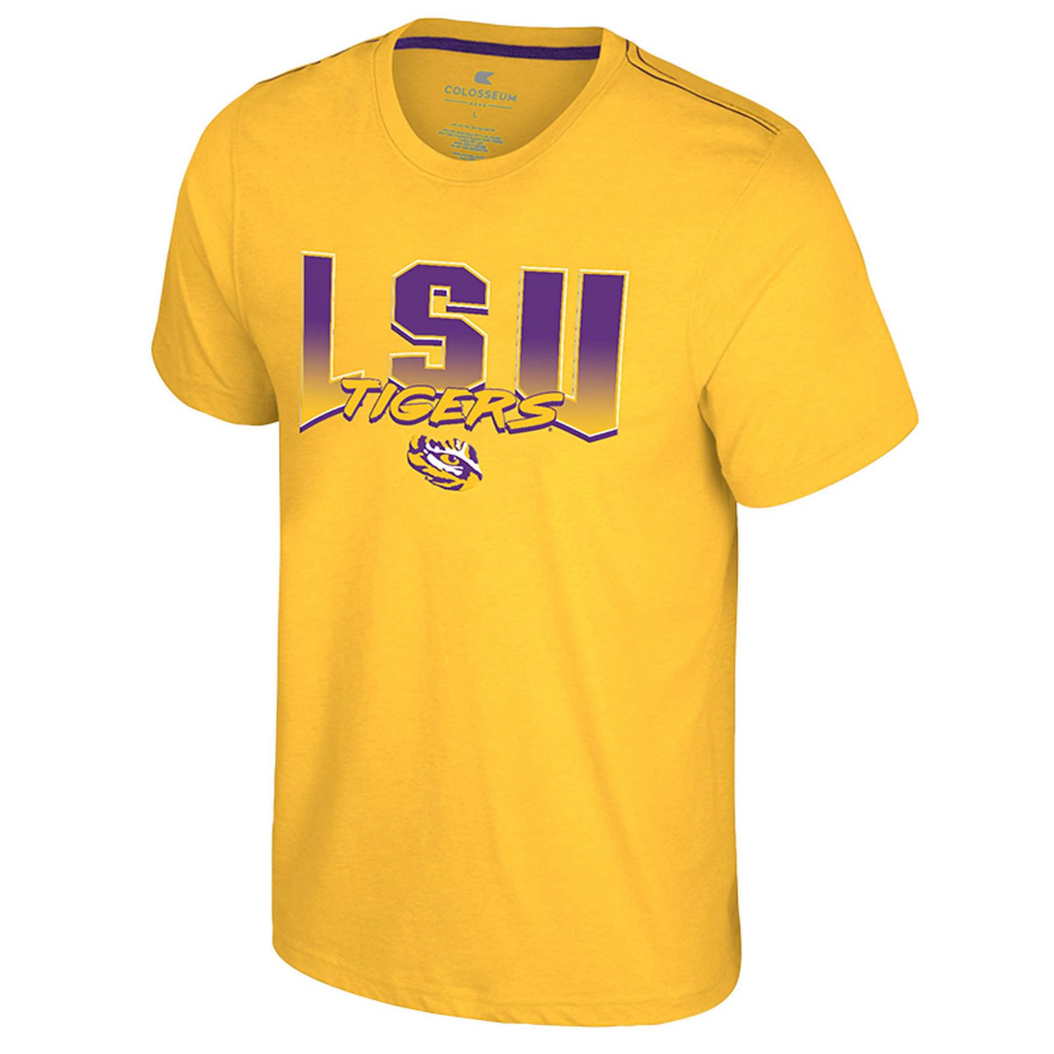 Colosseum Maize LSU Tigers Dual Logo T-Shirt - view number 2