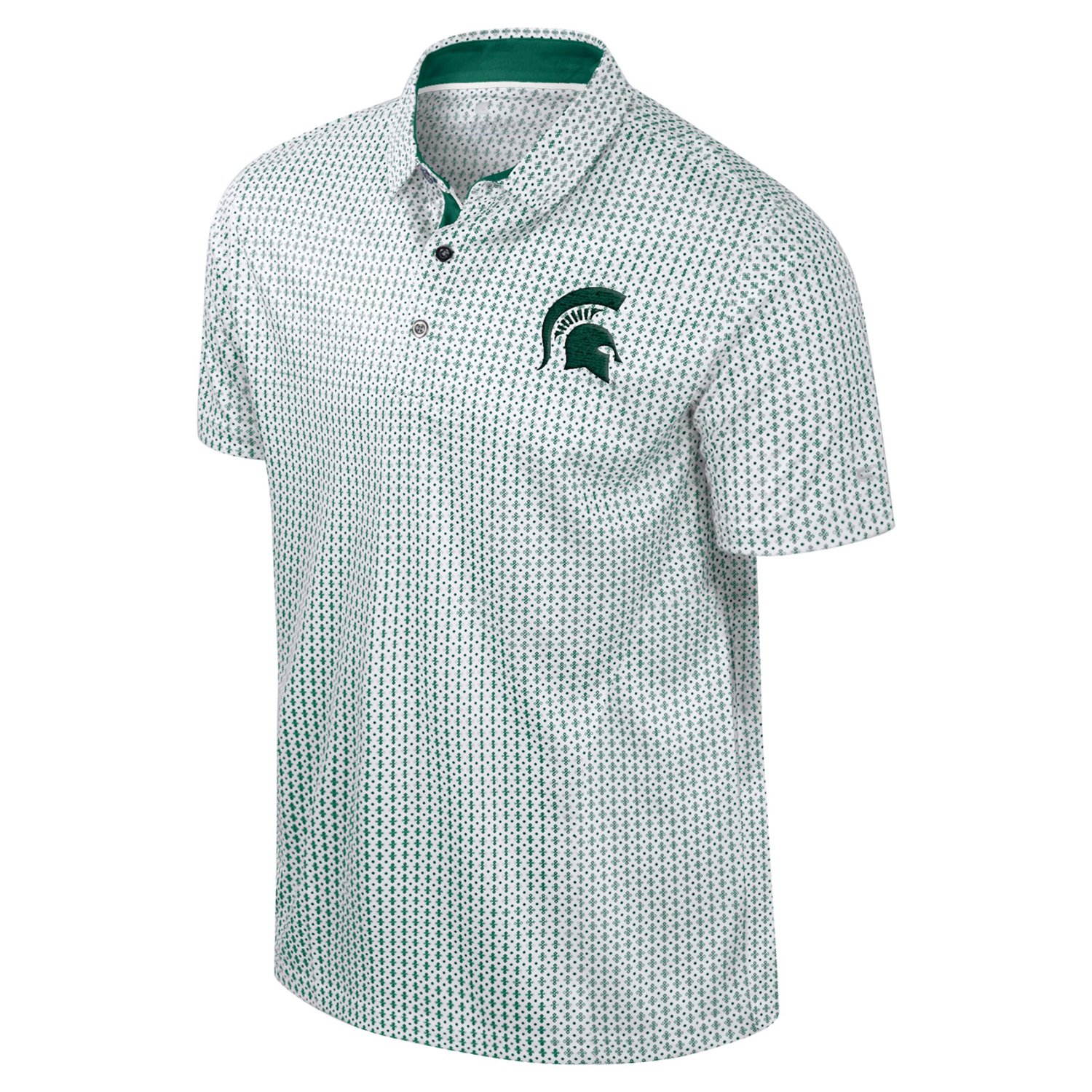 Colosseum Michigan State Spartans Big  Tall Marty Rival Polo - view number 2