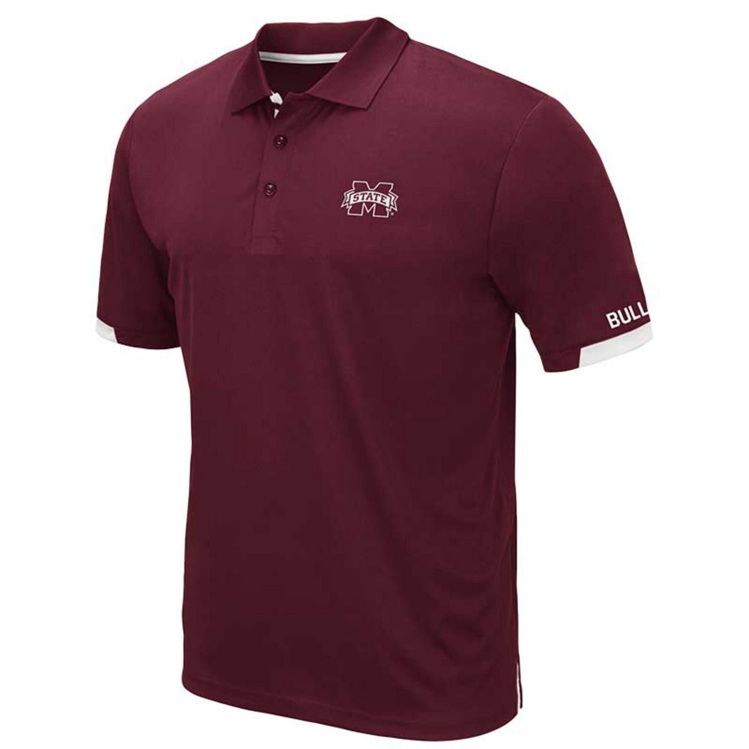 Colosseum Mississippi State Bulldogs Big  Tall Santry Polo - view number 2