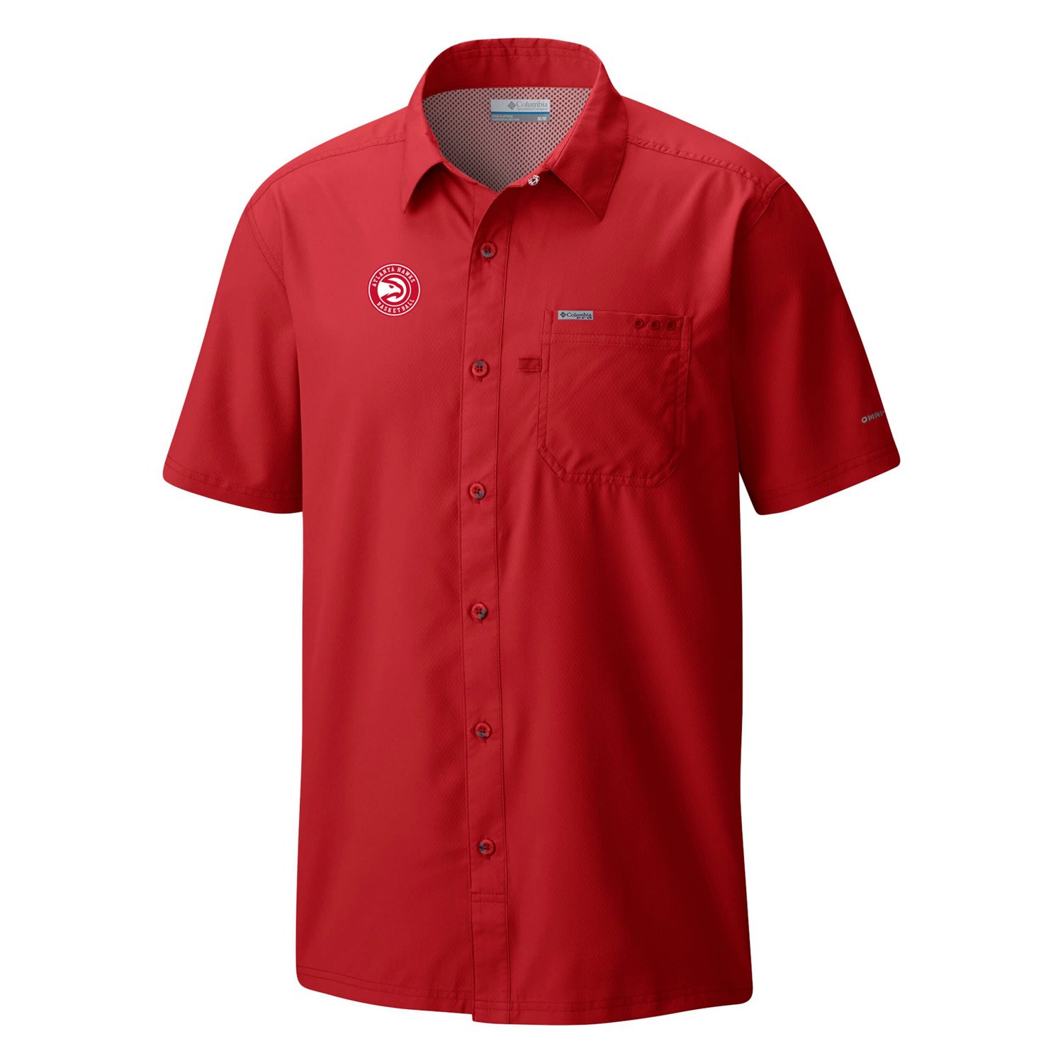 Columbia Atlanta Hawks Slack Tide Camp Button-Up Shirt                                                                           - view number 2