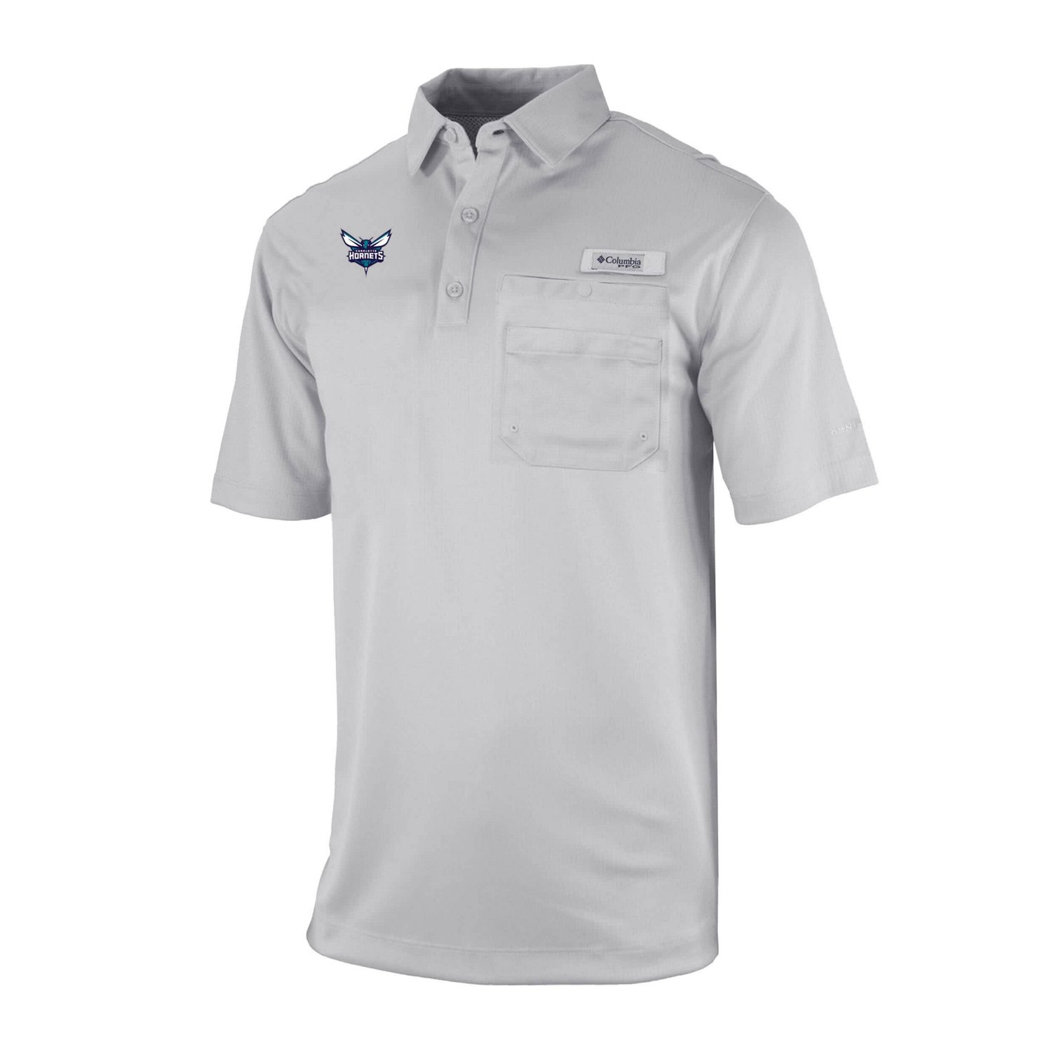 Columbia Charlotte Hornets Omni-Wick Flycaster Pocket Polo - view number 2