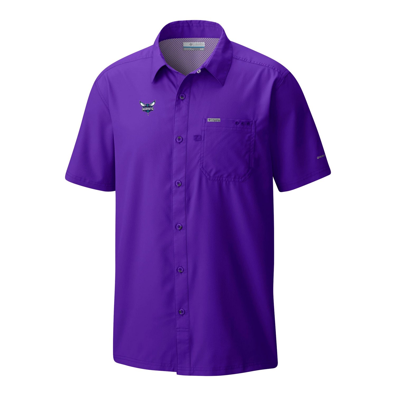 Columbia Charlotte Hornets Slack Tide Camp Button-Up Shirt