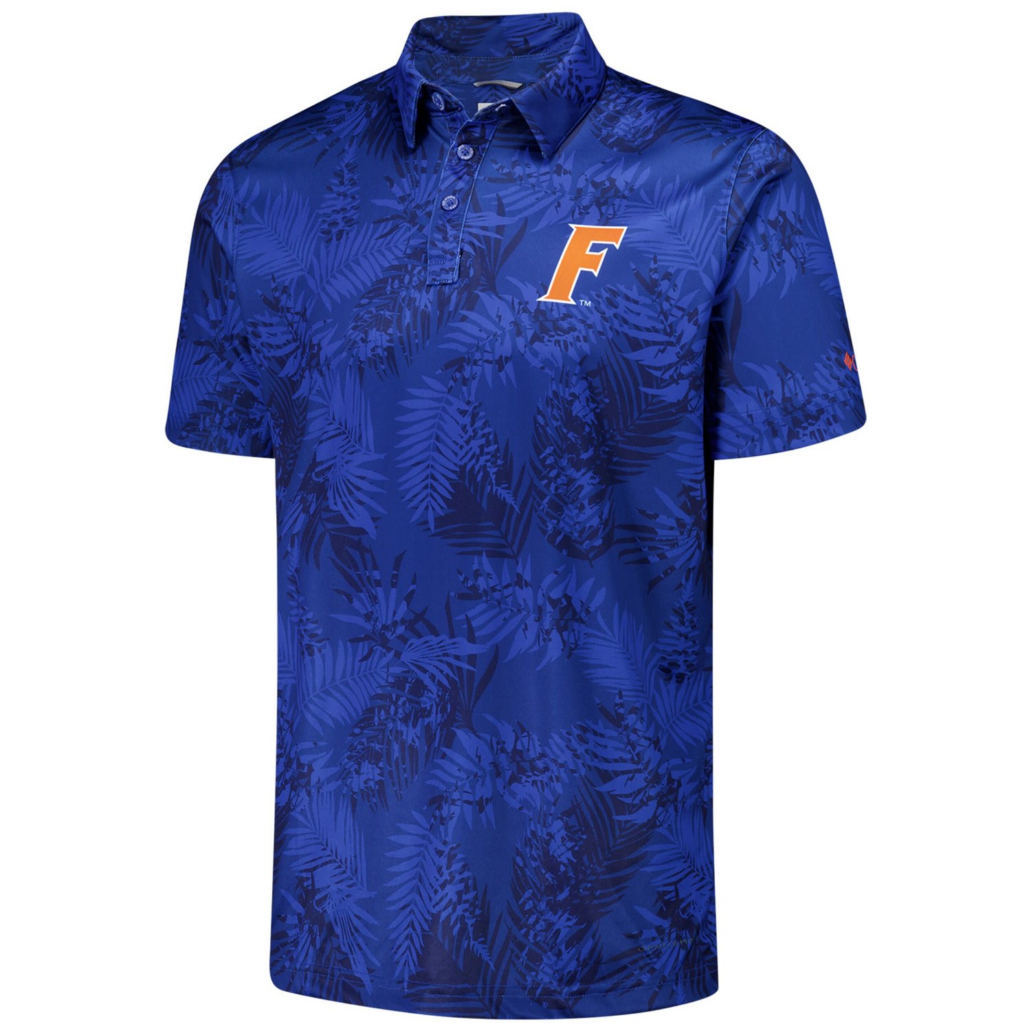 Columbia Florida Gators PFG Super Terminal Tackle Omni-Shade Bangalows Polo                                                      - view number 2