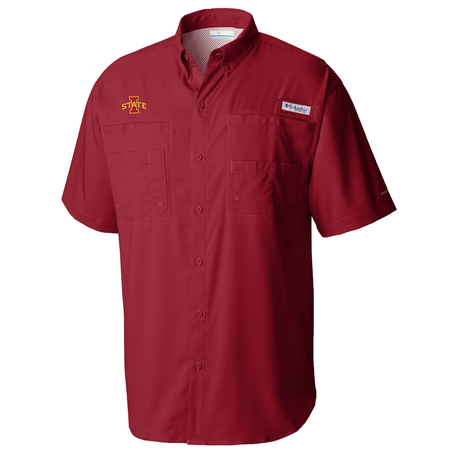 Columbia Iowa State Cyclones Tamiami Omni-Wick Button-Down Shirt - view number 2