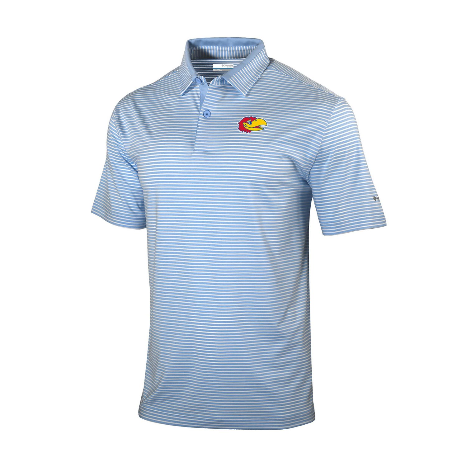 Columbia Kansas Jayhawks Omni-Wick Golden Hills Polo