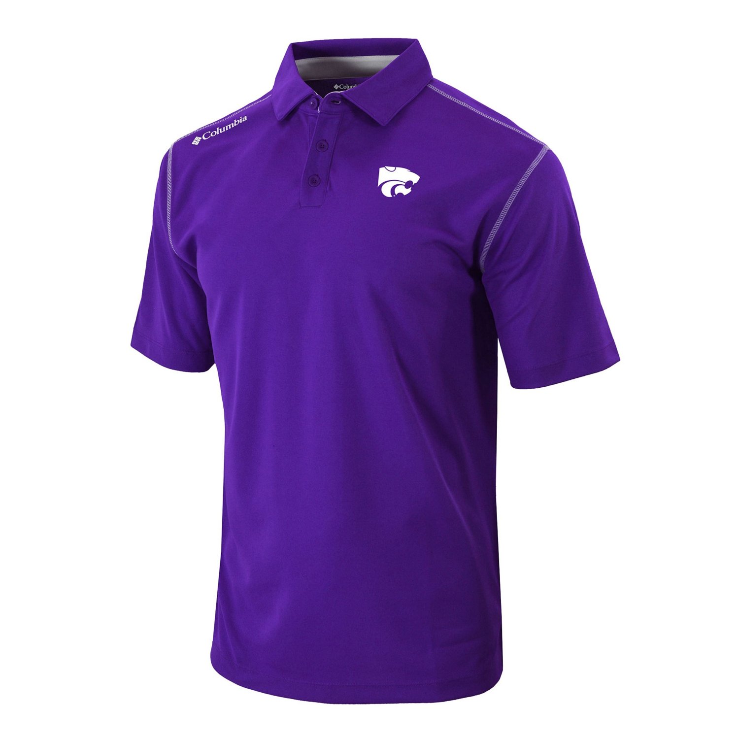 Columbia Kansas State Wildcats Omni-Wick Shotgun Polo - view number 2