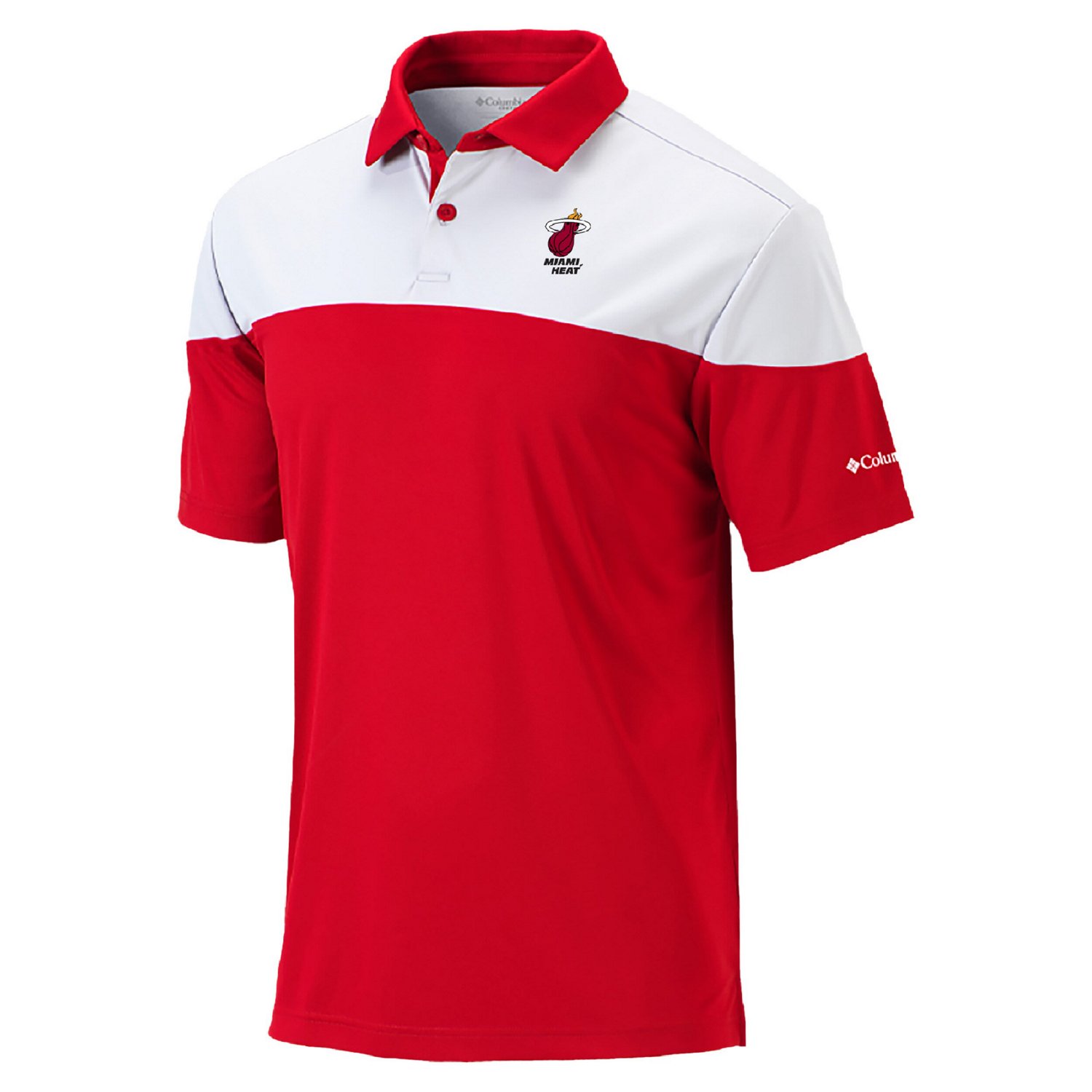 Columbia Miami Heat Omni-Wick Best Ball Polo                                                                                     - view number 2