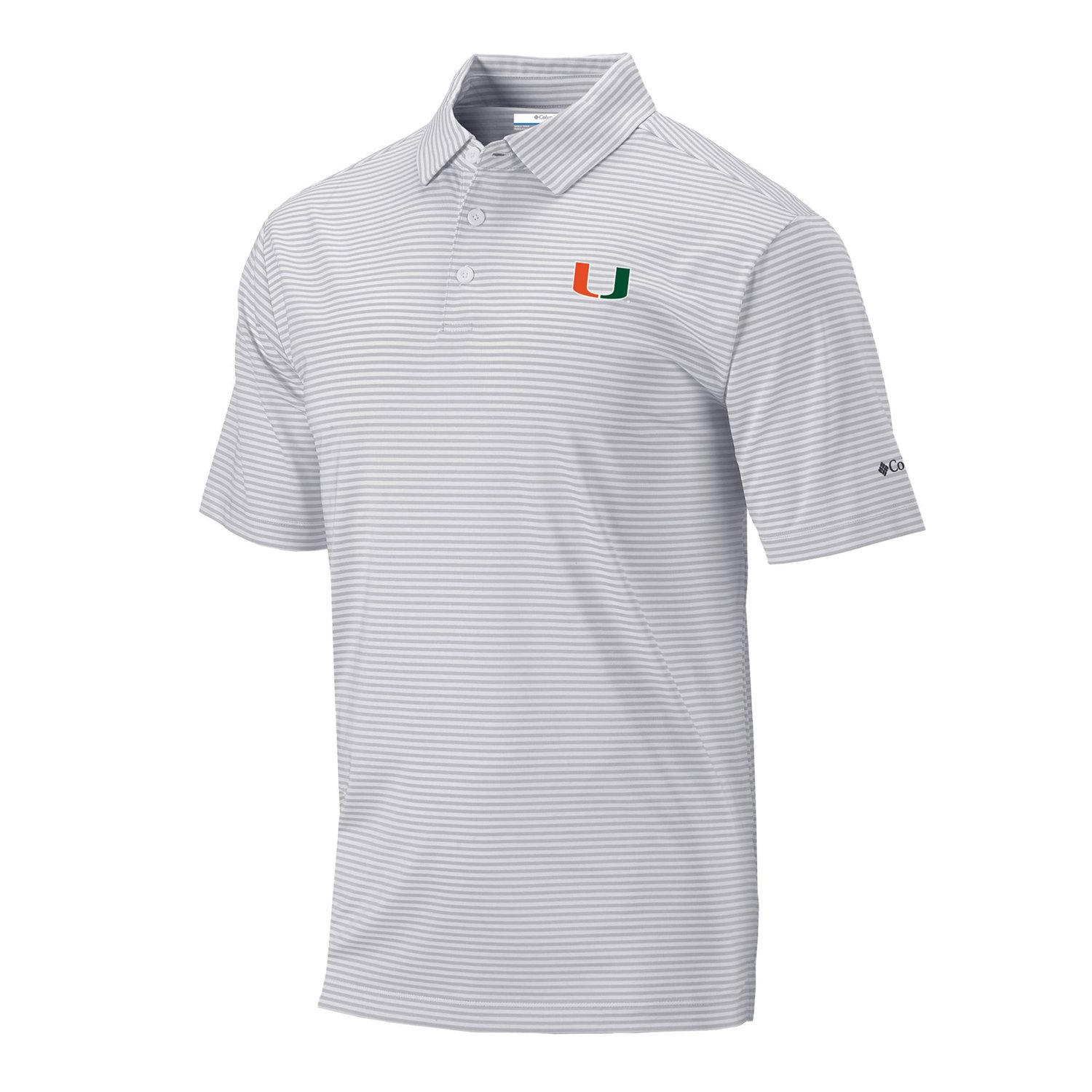 Columbia Miami Hurricanes Omni-Wick Club Invite Polo - view number 2