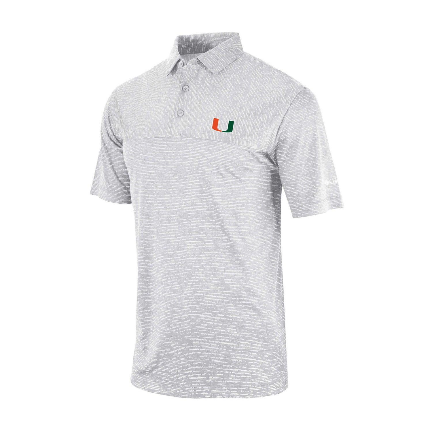 Columbia Miami Hurricanes Omni-Wick Heading Out Polo