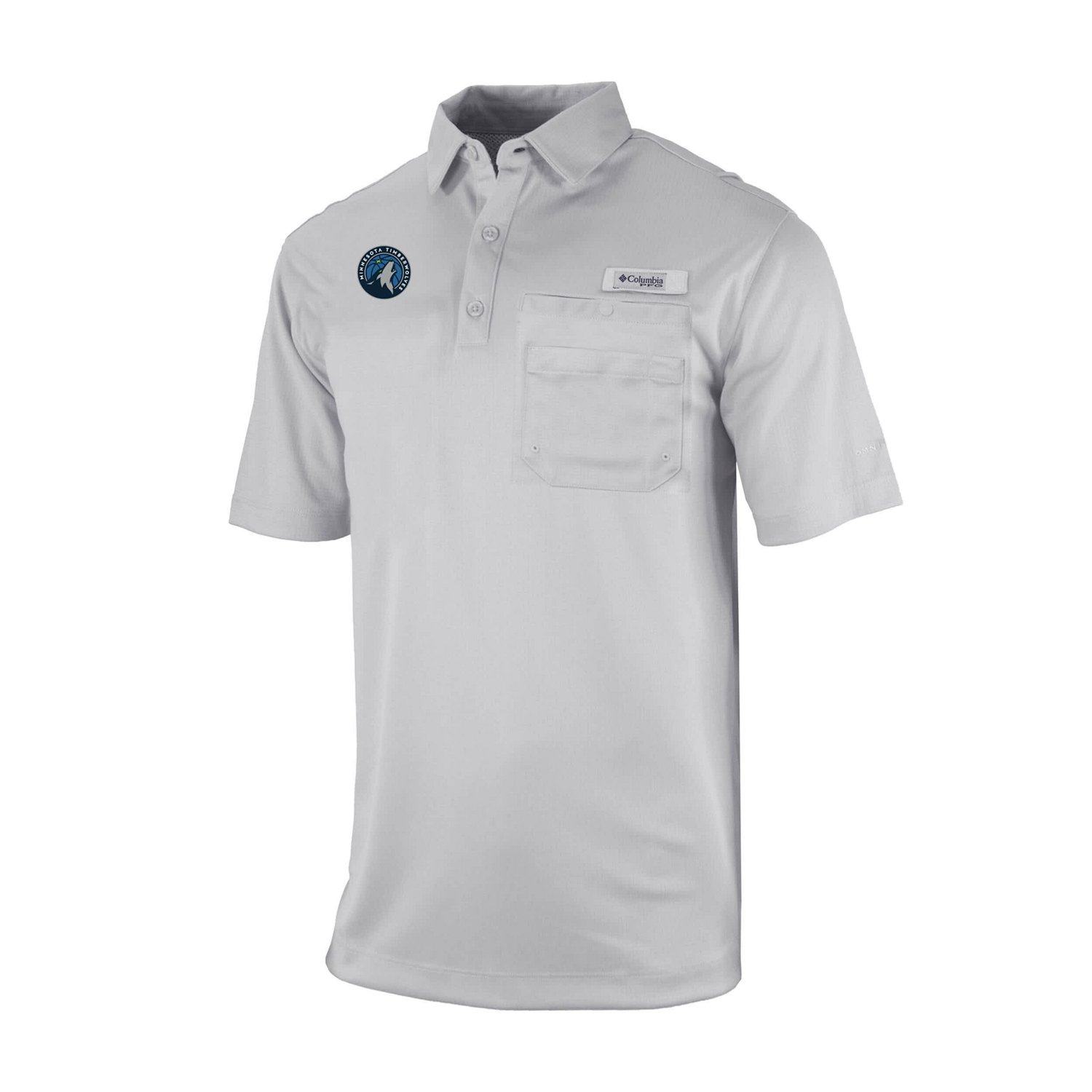 Columbia Minnesota Timberwolves Omni-Wick Flycaster Pocket Polo - view number 2