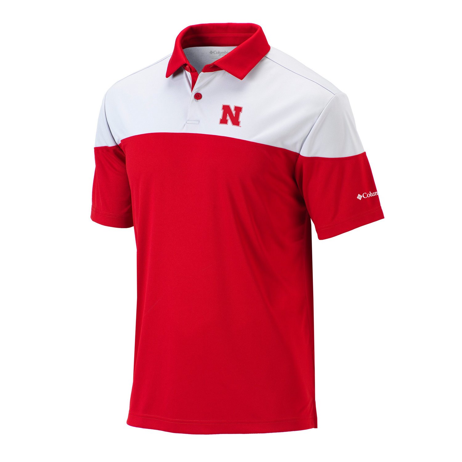 Columbia Nebraska Huskers Best Ball Omni-Wick Polo - view number 2