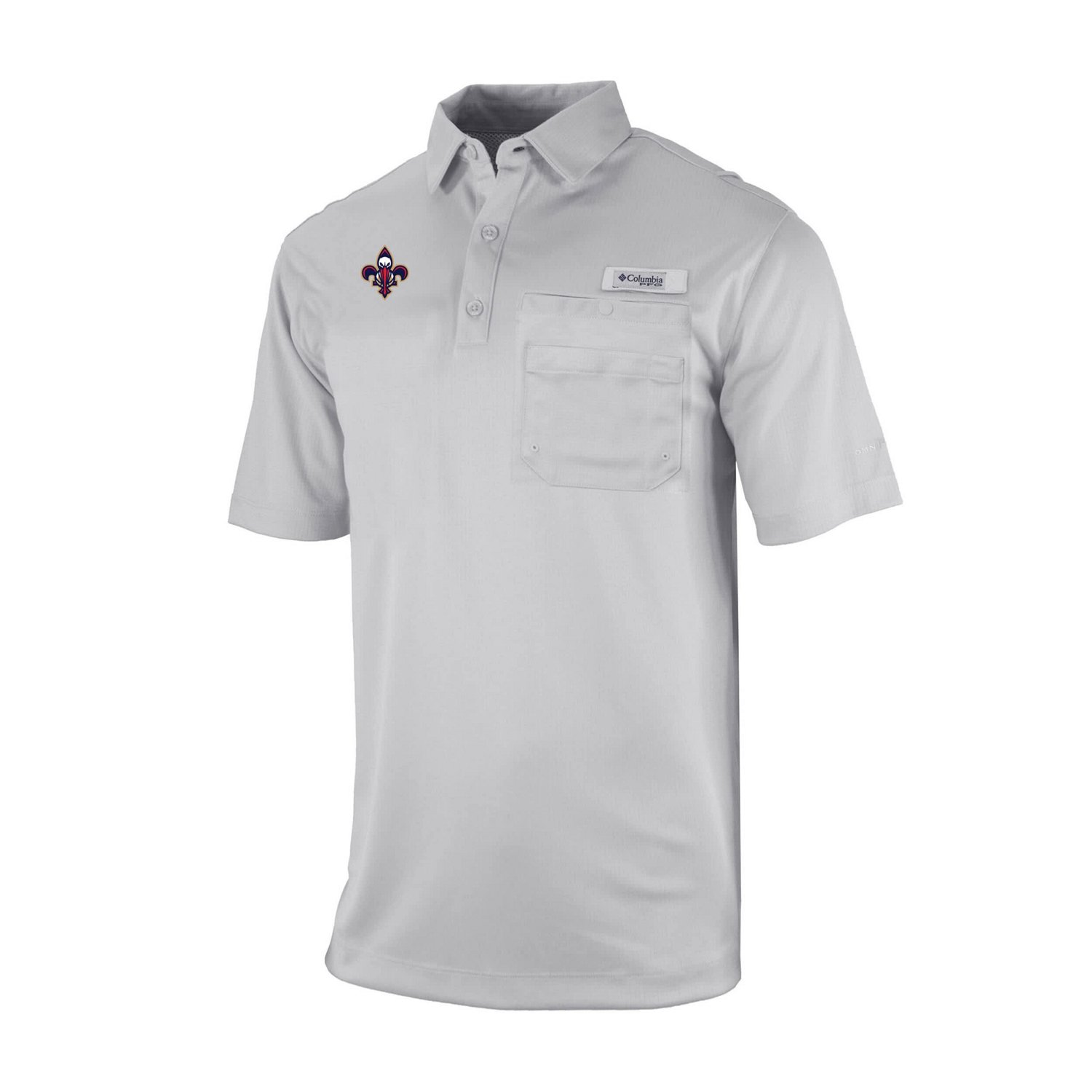 Columbia New Orleans Pelicans Omni-Wick Flycaster Pocket Polo - view number 2