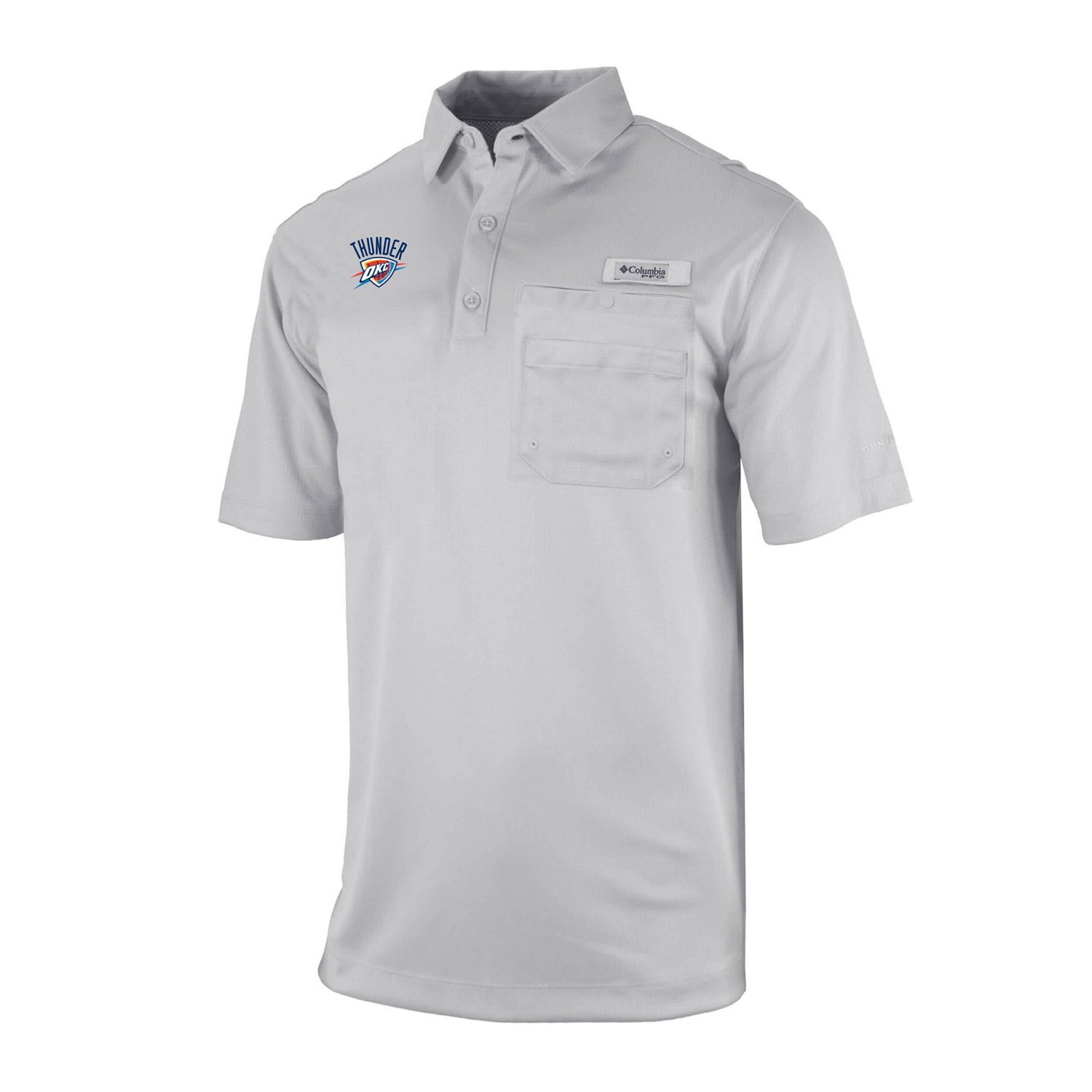 Columbia Oklahoma City Thunder Omni-Wick Flycaster Pocket Polo - view number 2