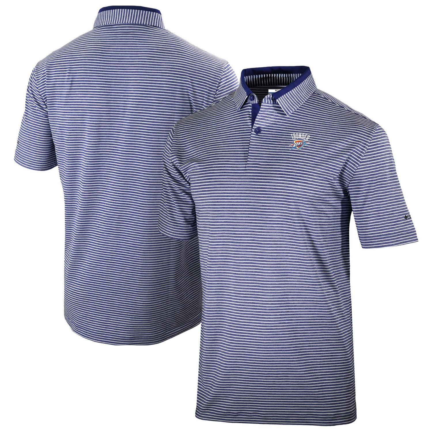 Columbia Oklahoma City Thunder Omni-Wick Golden Hills Polo                                                                       - view number 1