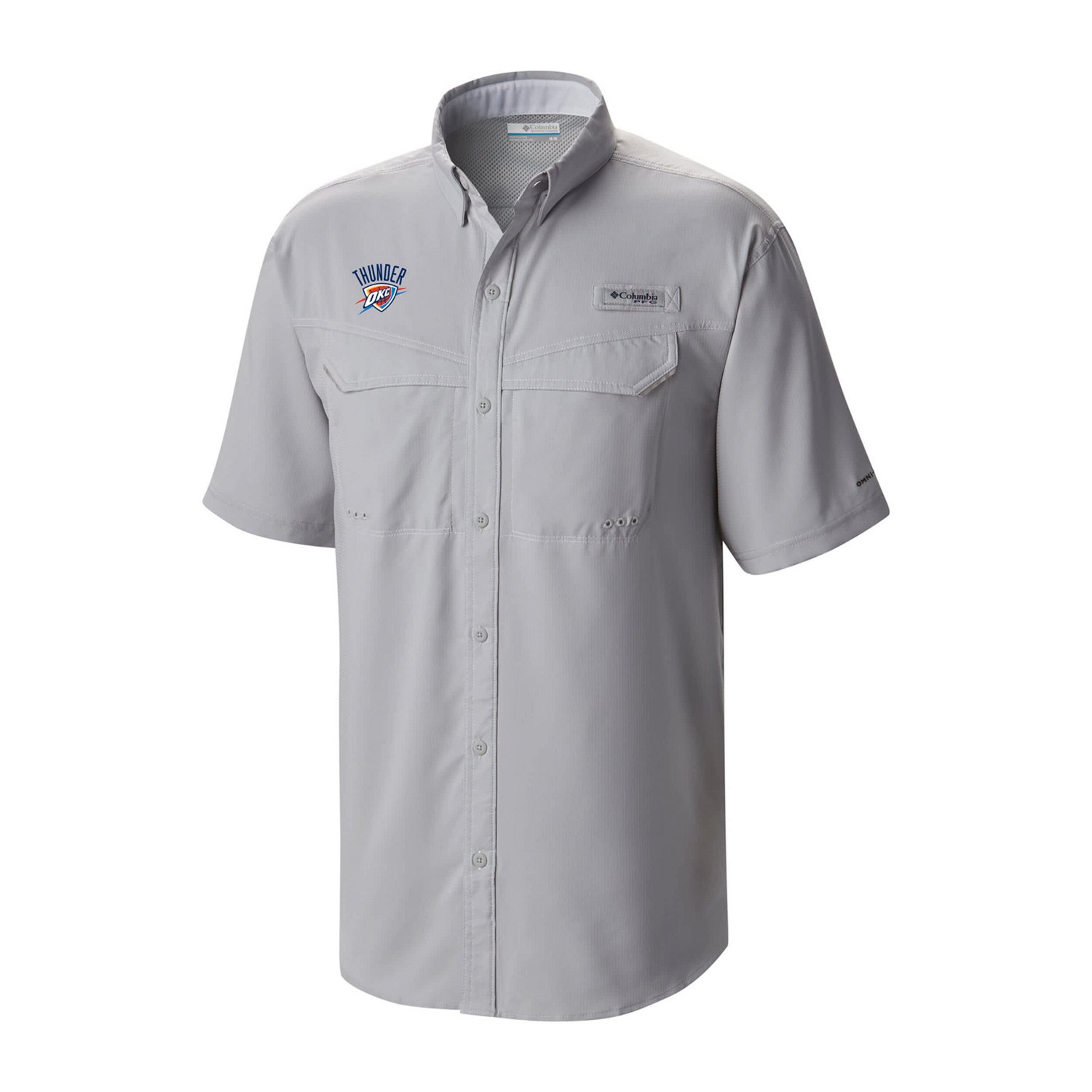 Columbia Oklahoma City Thunder Omni-Wick Low Drag Offshore Button-Up Shirt                                                       - view number 2