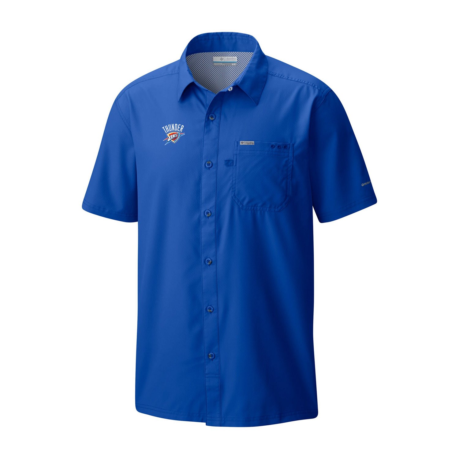 Columbia Oklahoma City Thunder Slack Tide Camp Button-Up Shirt - view number 2
