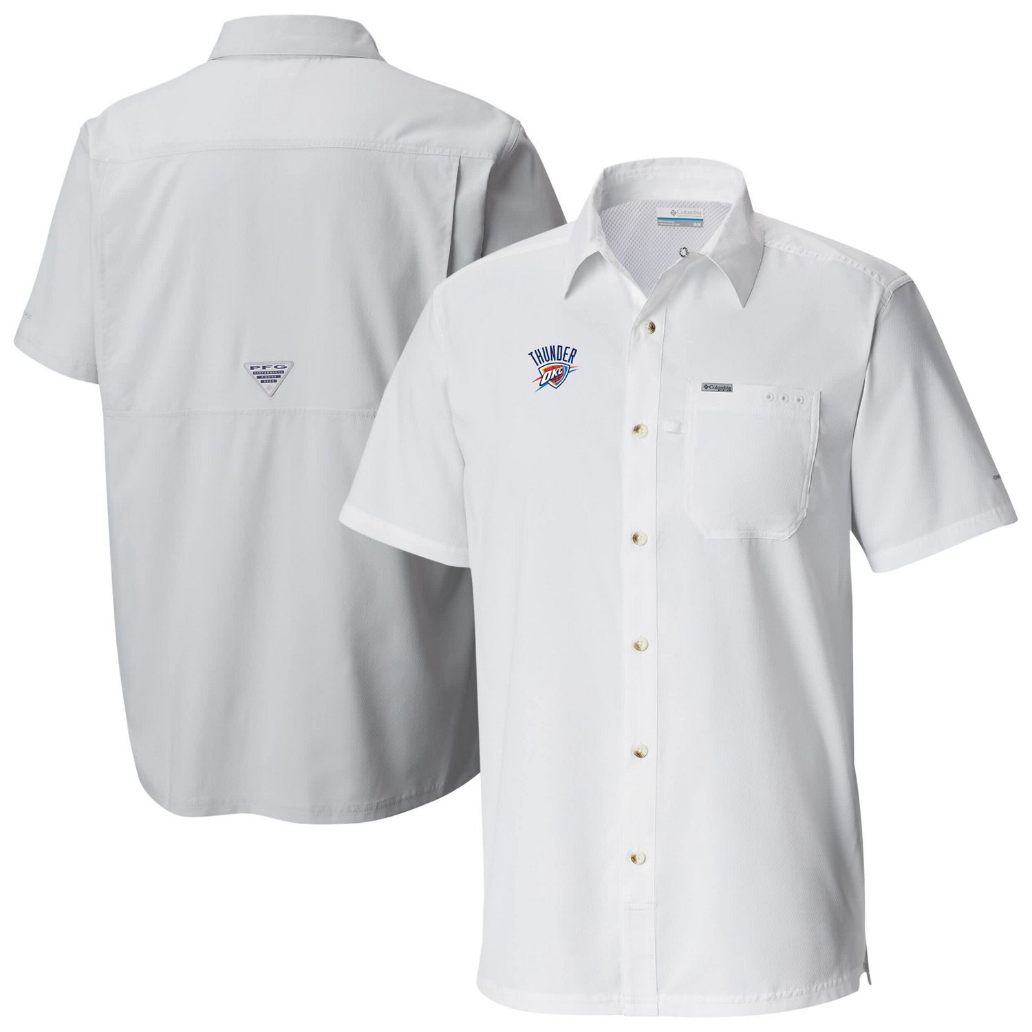 Columbia Oklahoma City Thunder Slack Tide Camp Button-Up Shirt - view number 1