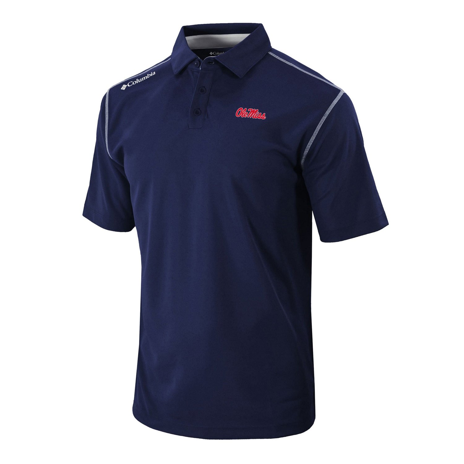 Columbia Ole Miss Rebels Omni-Wick Shotgun Polo
