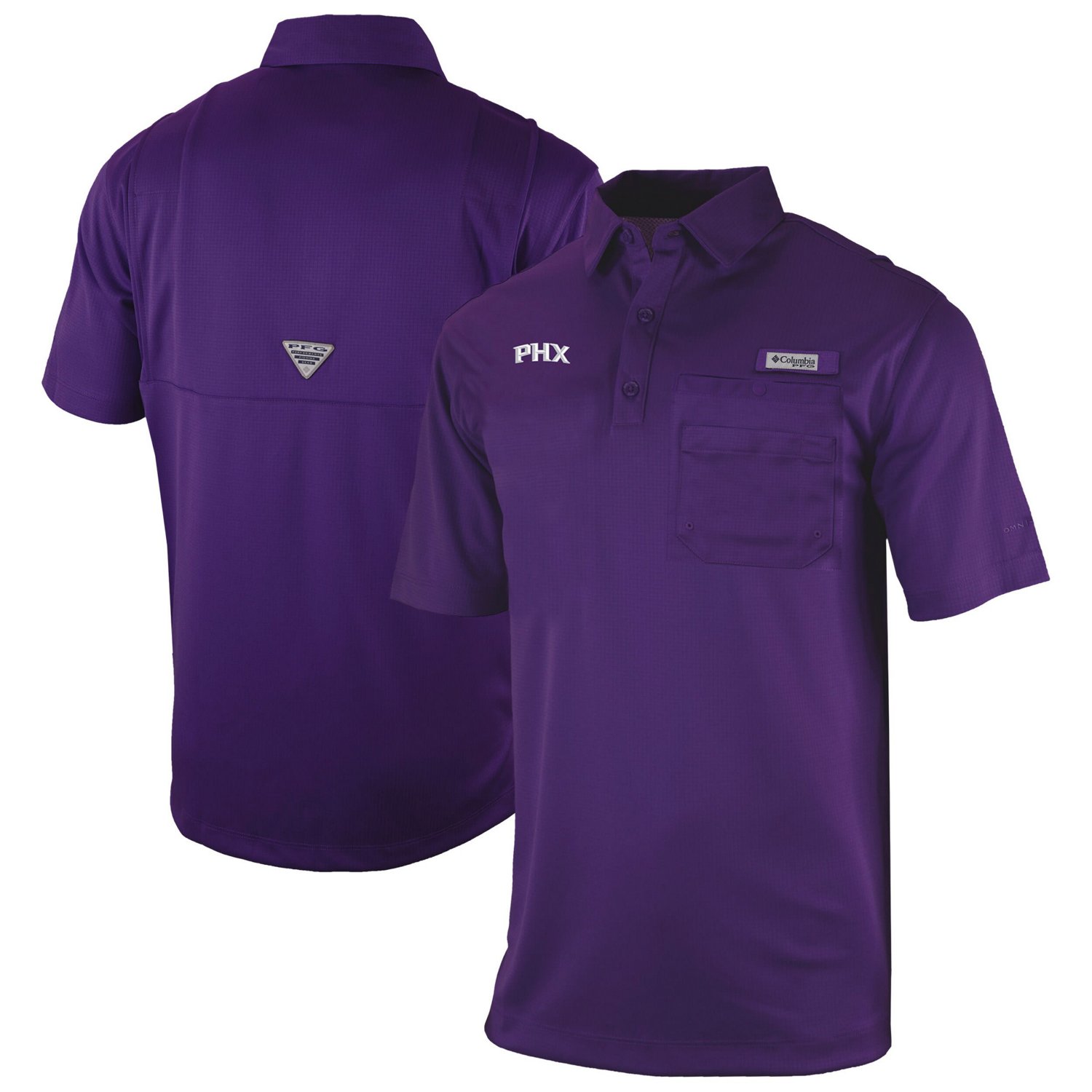 Columbia Phoenix Suns Omni-Wick Flycaster Pocket Polo