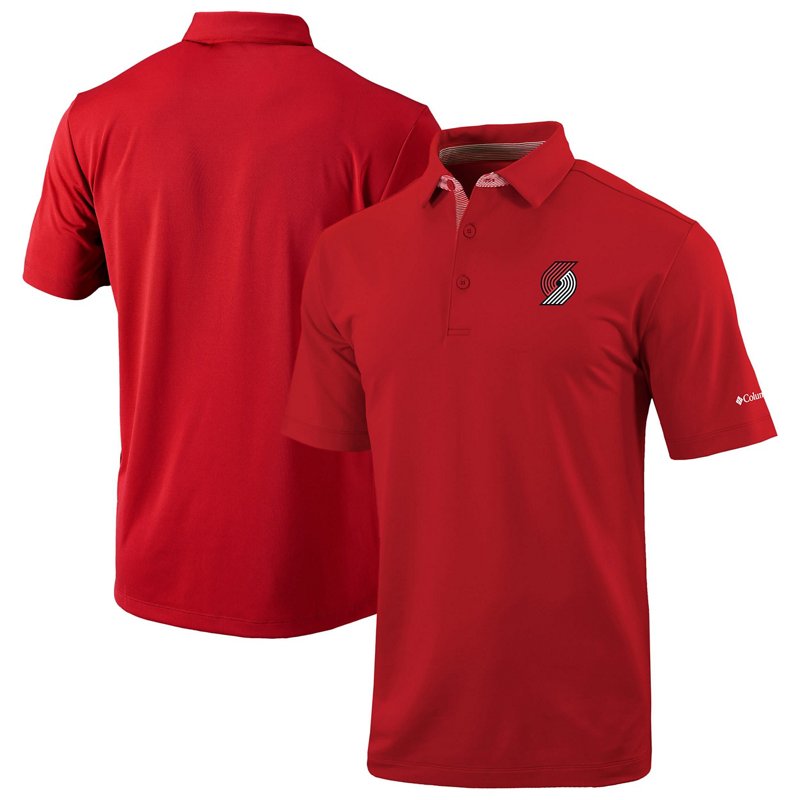Columbia Portland Trail Blazers Omni-Wick Even Lie Polo-image