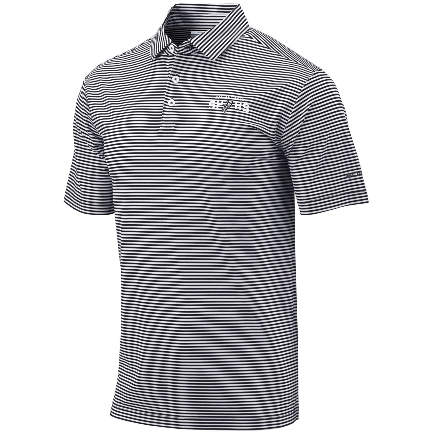 Columbia San Antonio Spurs Golf Club Invite Omni-Wick Polo - view number 2