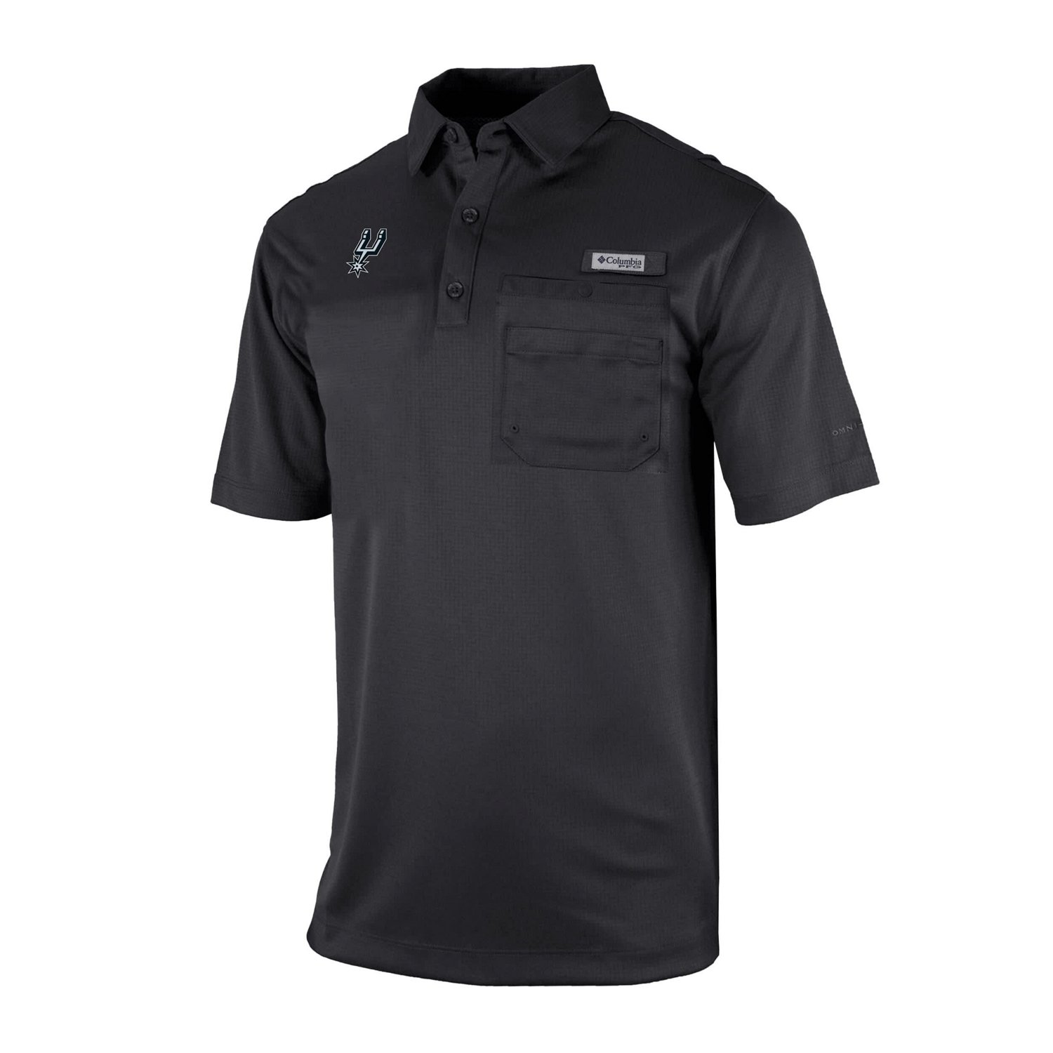 Columbia San Antonio Spurs Omni-Wick Flycaster Pocket Polo - view number 2