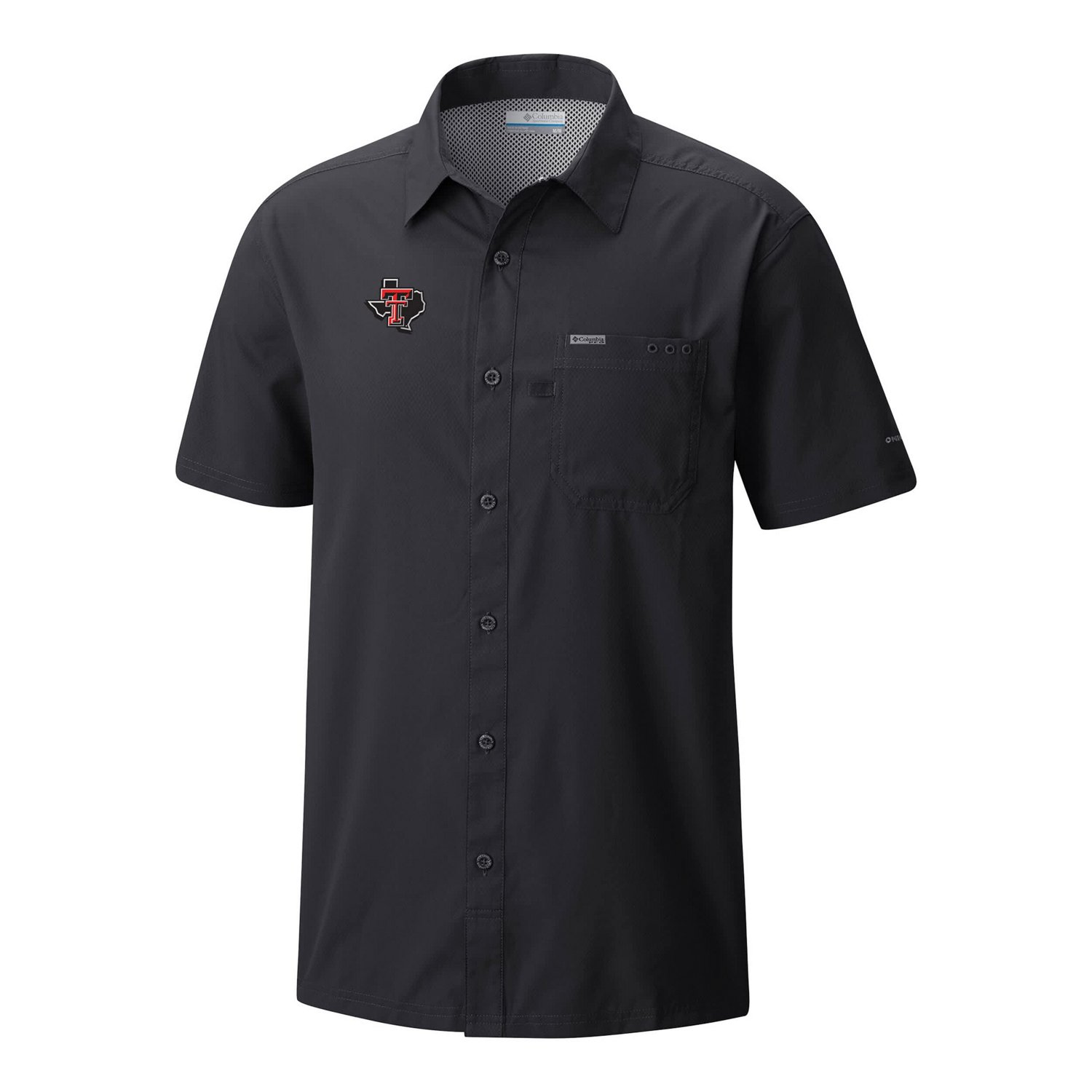 Columbia Texas Tech Raiders Slack Tide Omni-Wick Button-Up Camp Shirt                                                            - view number 2