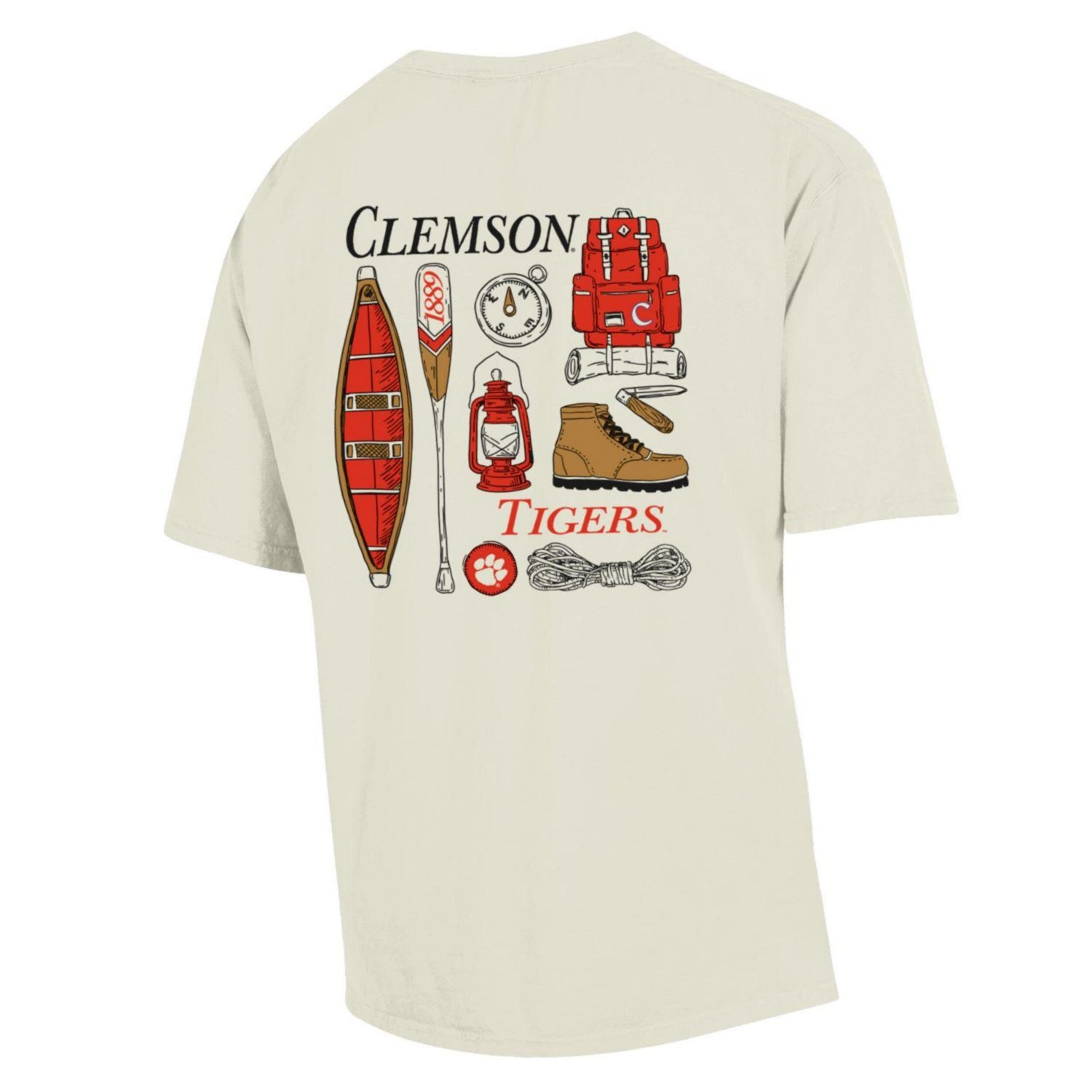 Comfort Wash Clemson Tigers Camping Trip T-Shirt - view number 3