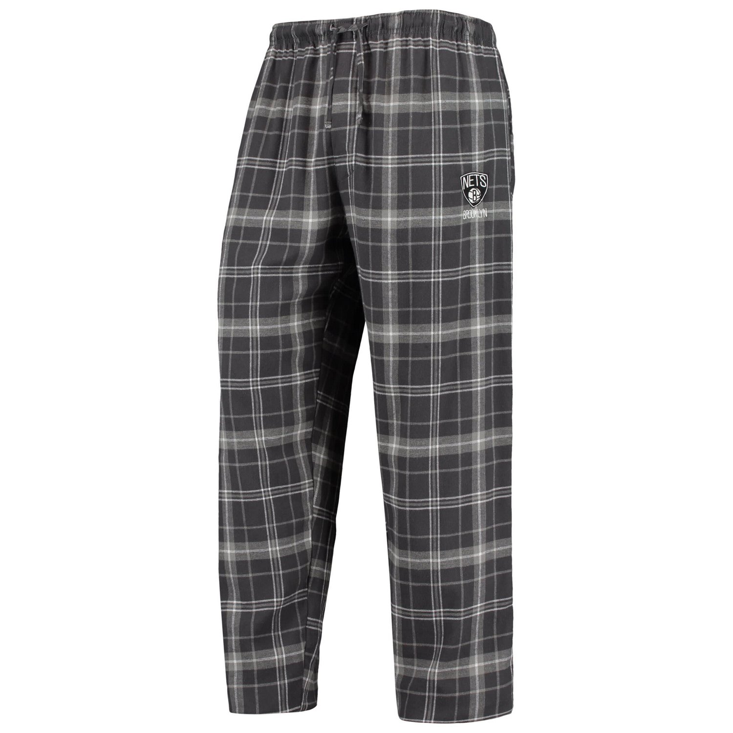 Concepts Sport /Gray Brooklyn Nets Ultimate Plaid Flannel Pajama Pants - view number 2
