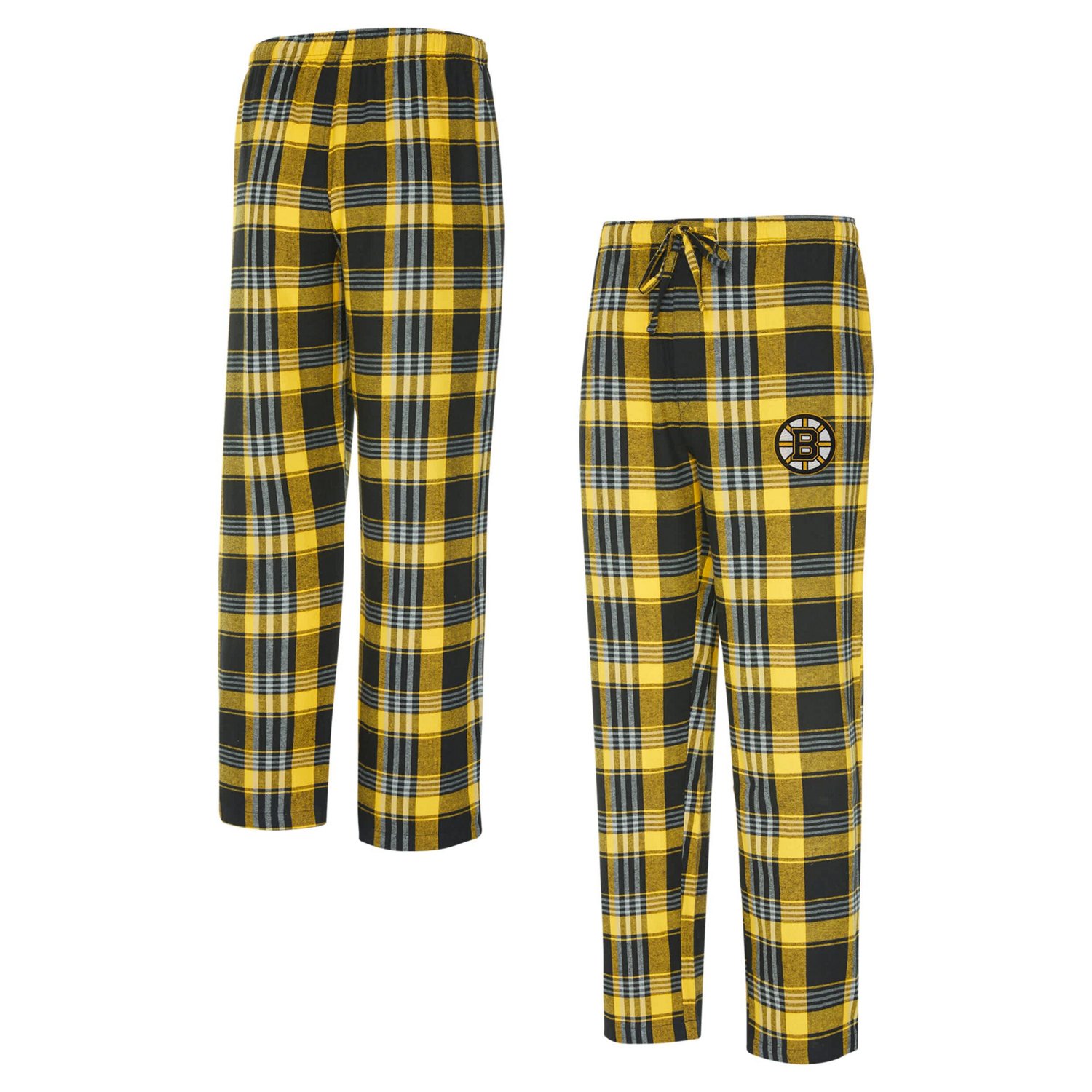 Concepts Sport Black Boston Bruins Region Flannel Sleep Pants - view number 1