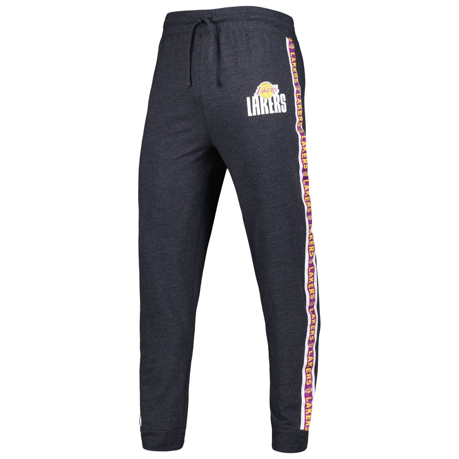 Concepts Sport Los Angeles Lakers Team Stripe Jogger Pants - view number 2