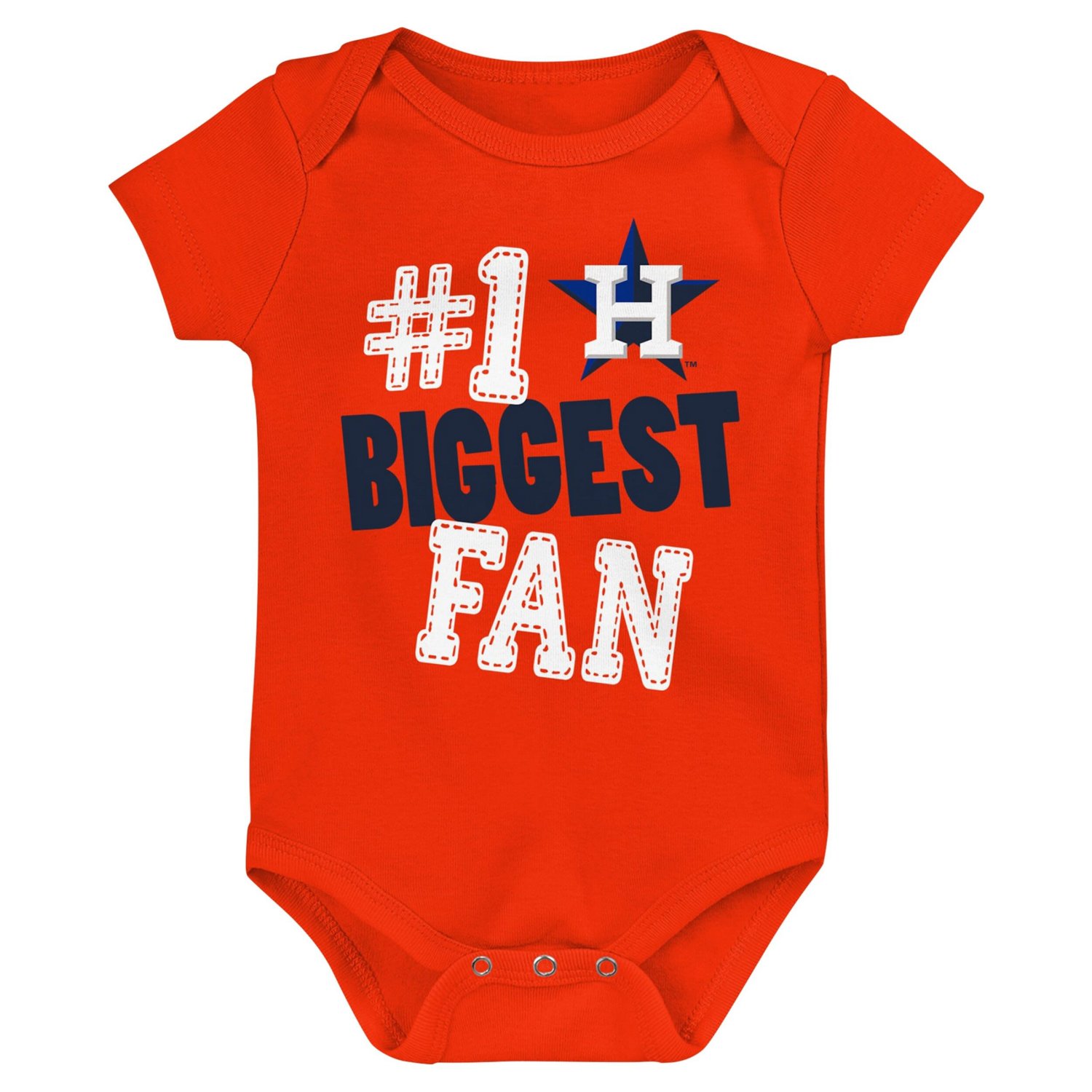 Fanatics Houston Astros Fan Pennant 3-Pack Bodysuit Set - view number 2