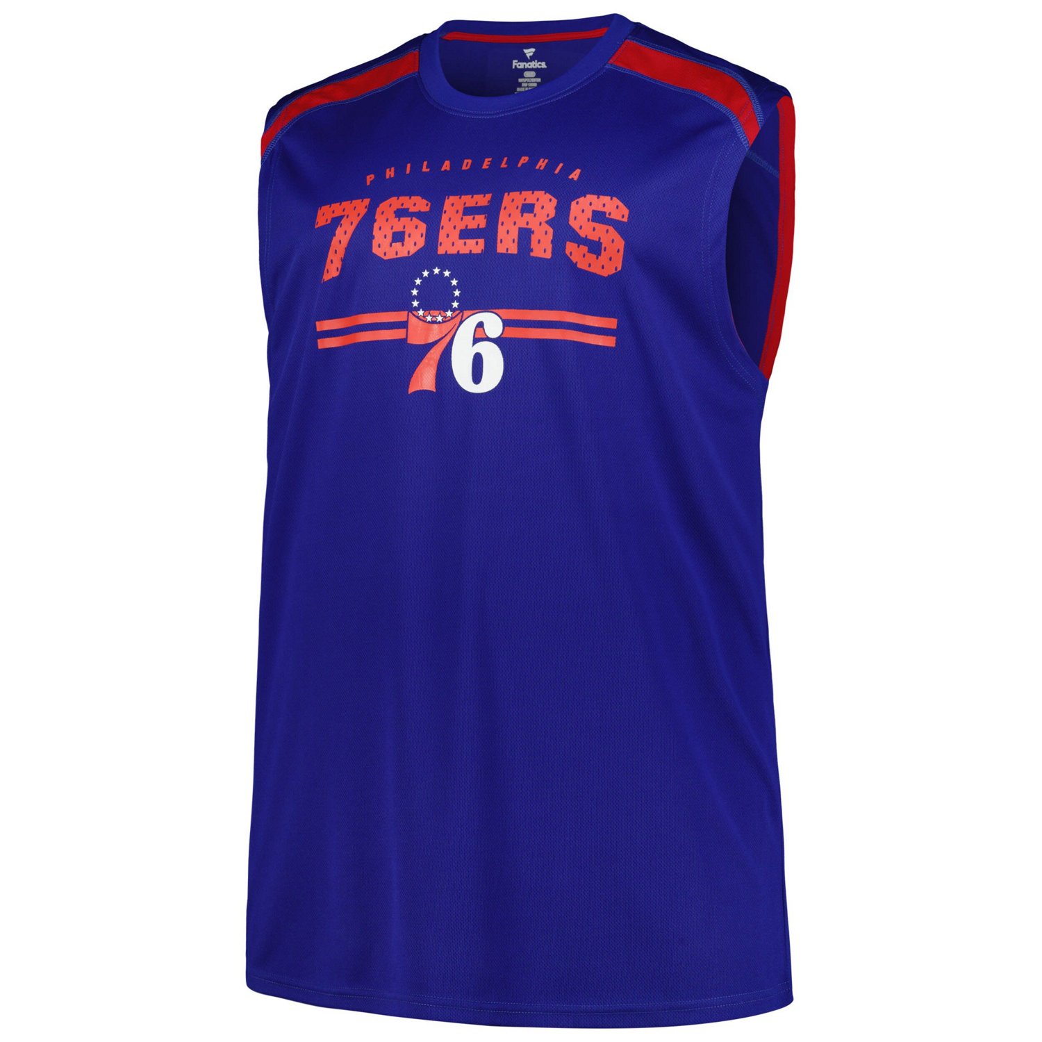 Fanatics Philadelphia 76ers Big  Tall Birdseye Muscle Tank Top                                                                   - view number 2