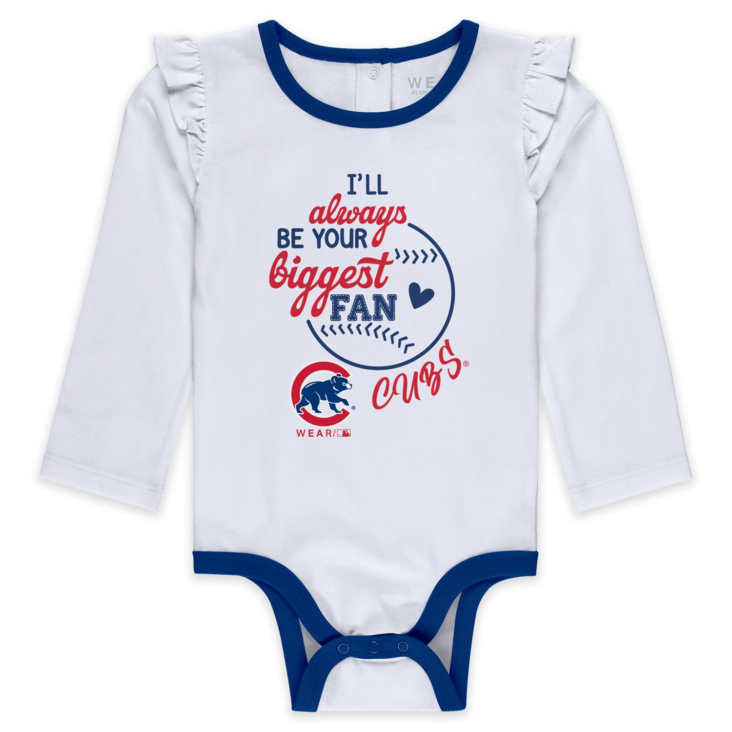 Girls Newborn  WEAR by Erin Andrews Chicago Cubs Three-Piece Tutu Set - view number 2