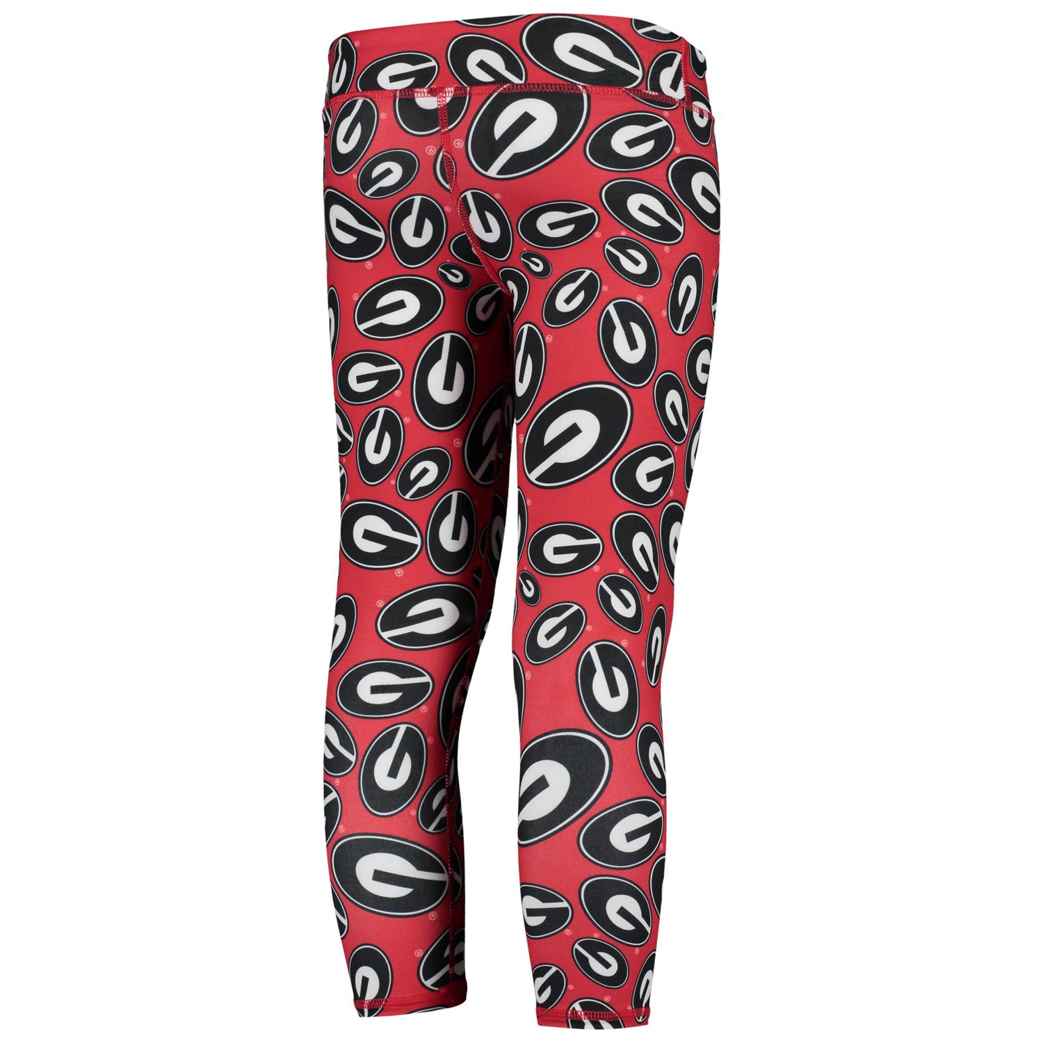 Girls Youth ZooZatz /Black Georgia Bulldogs Stacked Mascot Leggings - view number 3
