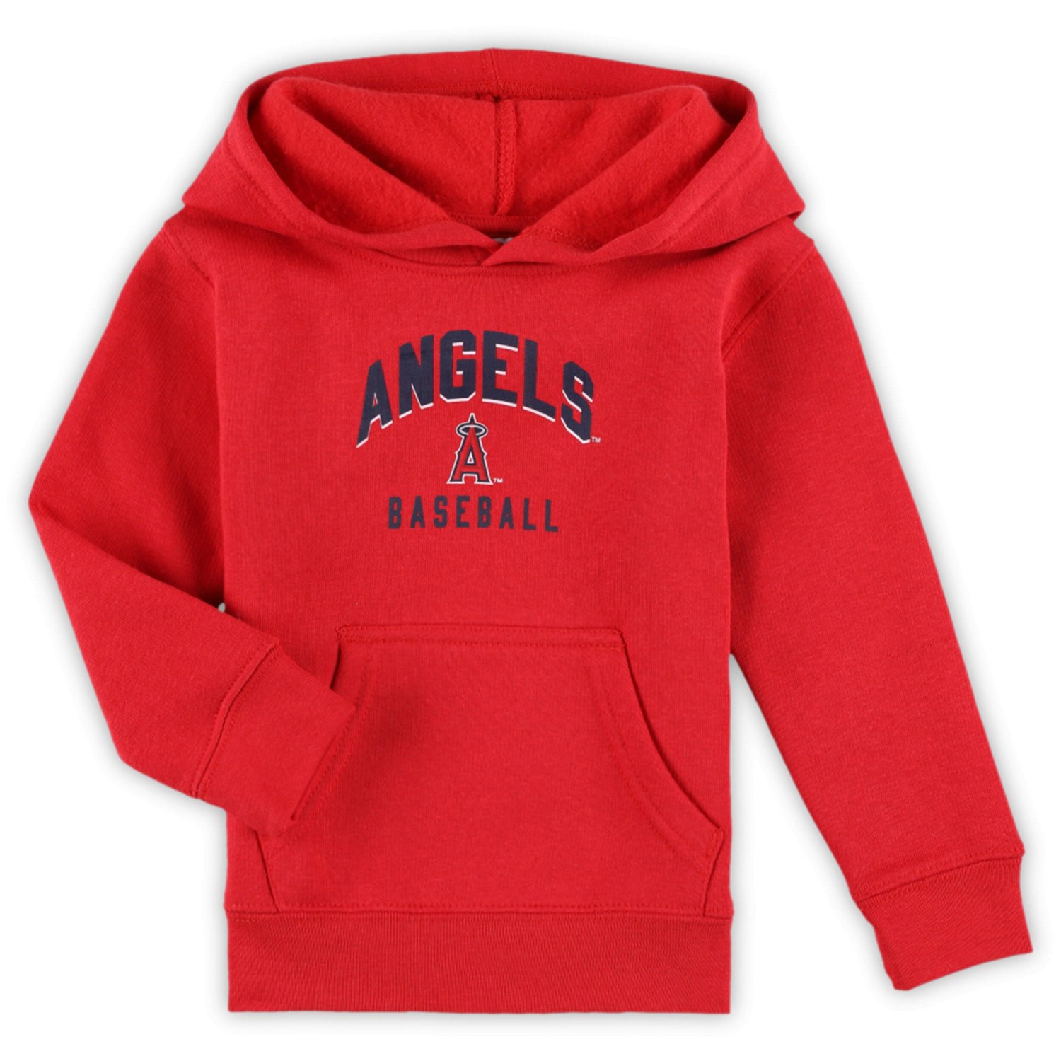 Gray Los Angeles Angels Play-By-Play Pullover Fleece Hoodie  Pants Set - view number 2